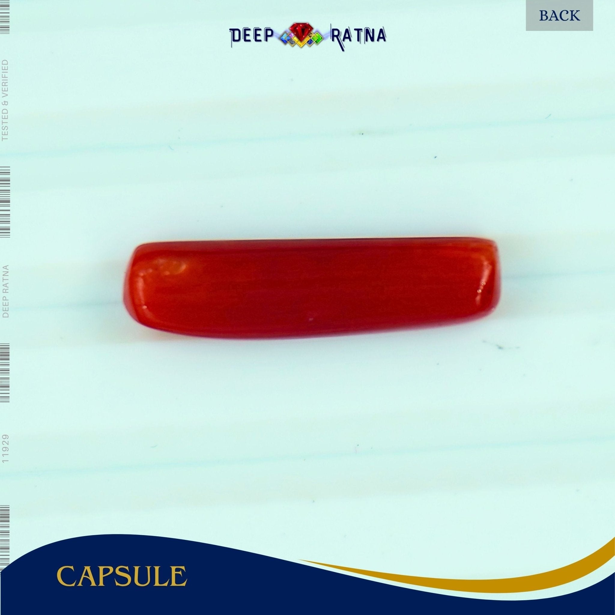 Red Coral 5.06 Carat (Italian) - Deep Ratna