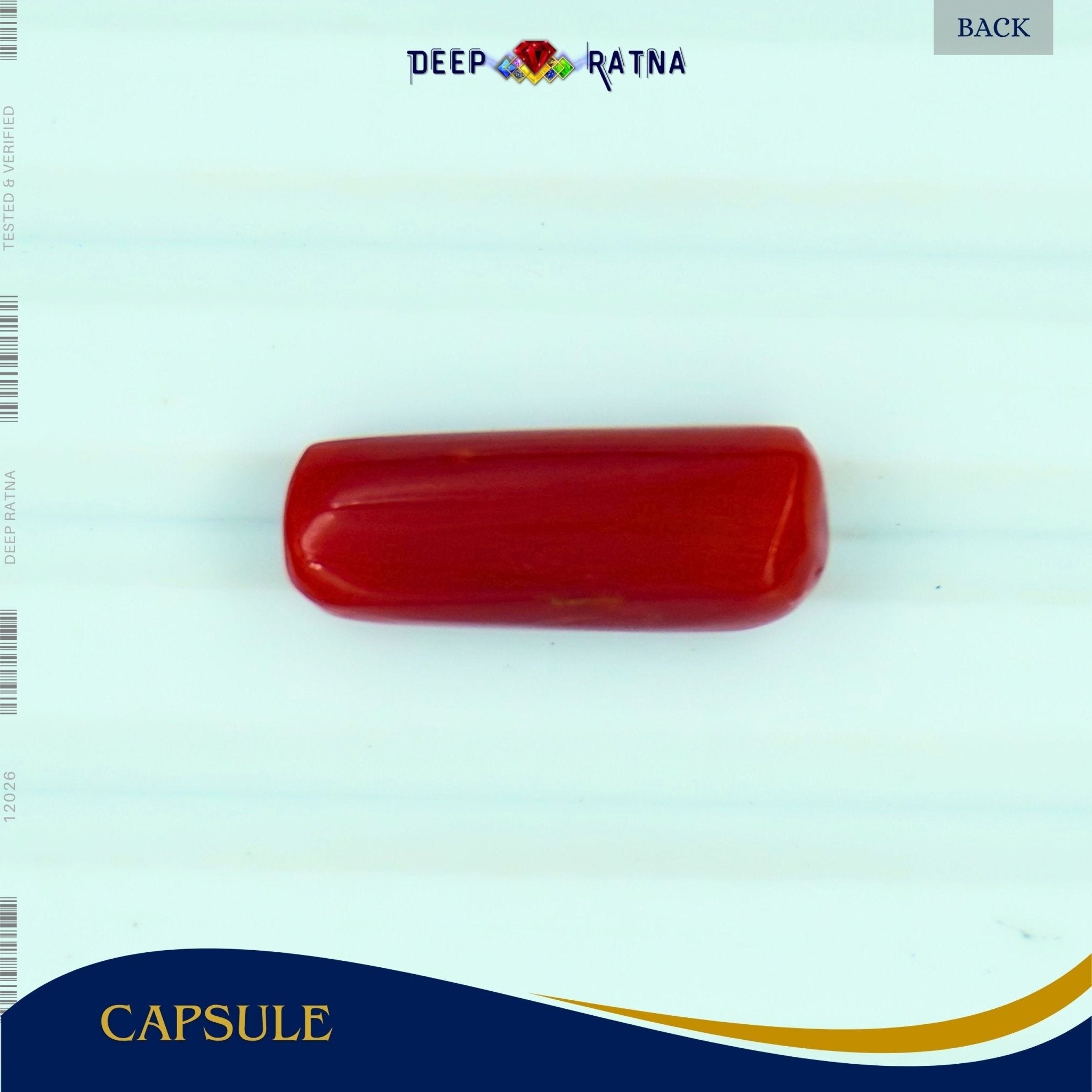 Red Coral 5.13 Carat (Italian) - Deep Ratna