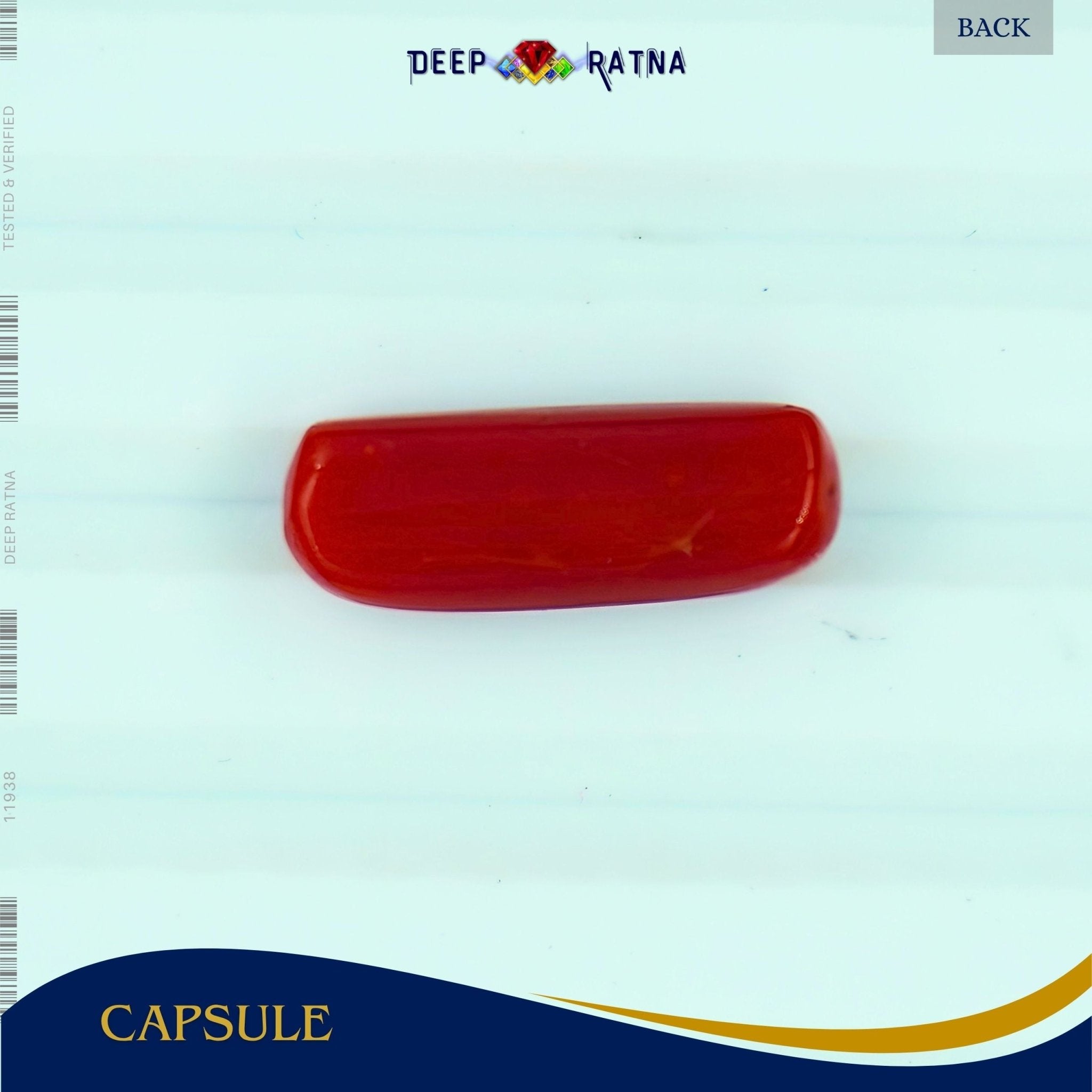 Red Coral 5.16 Carat (Italian) - Deep Ratna