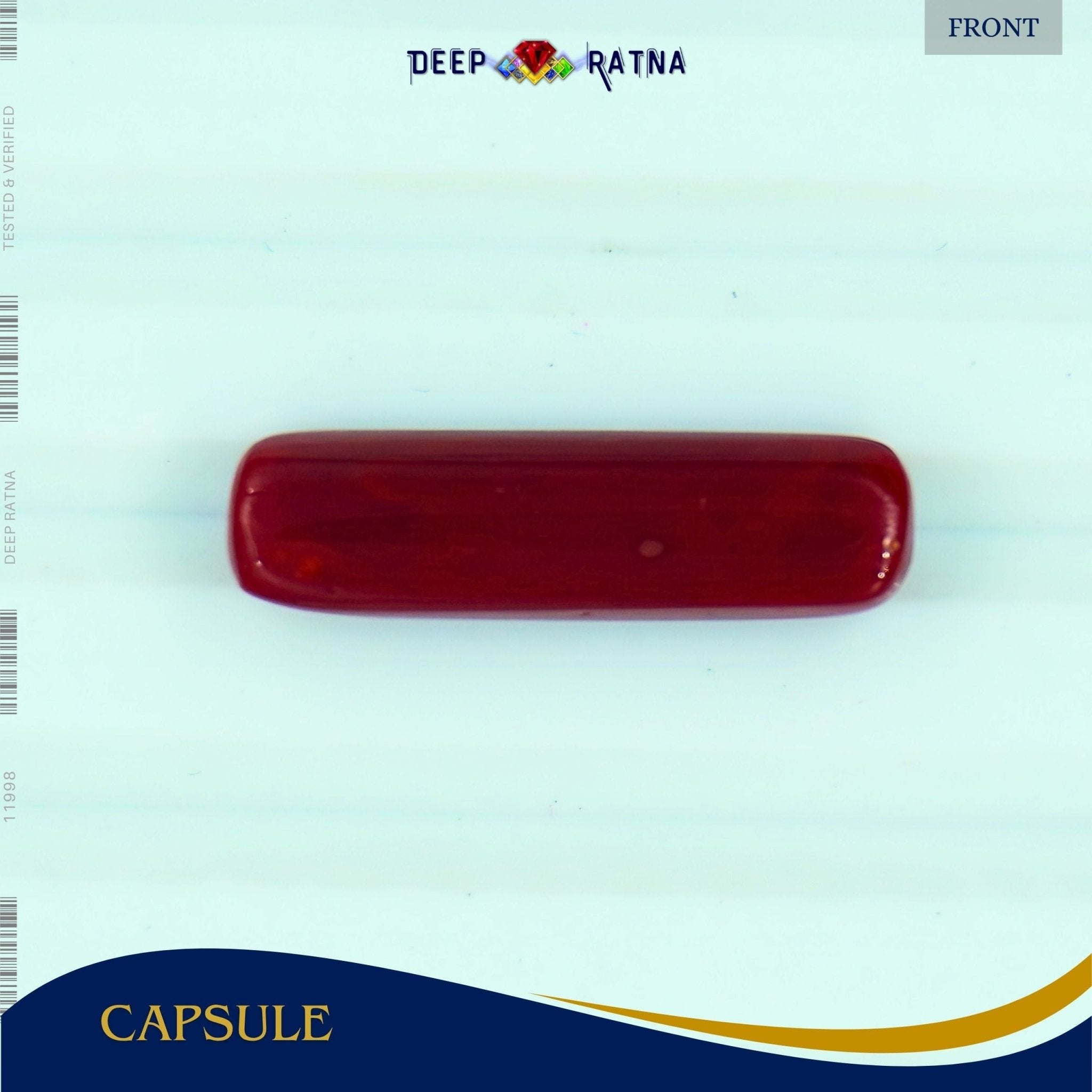 Red Coral 5.52 Carat (Italian) - Deep Ratna