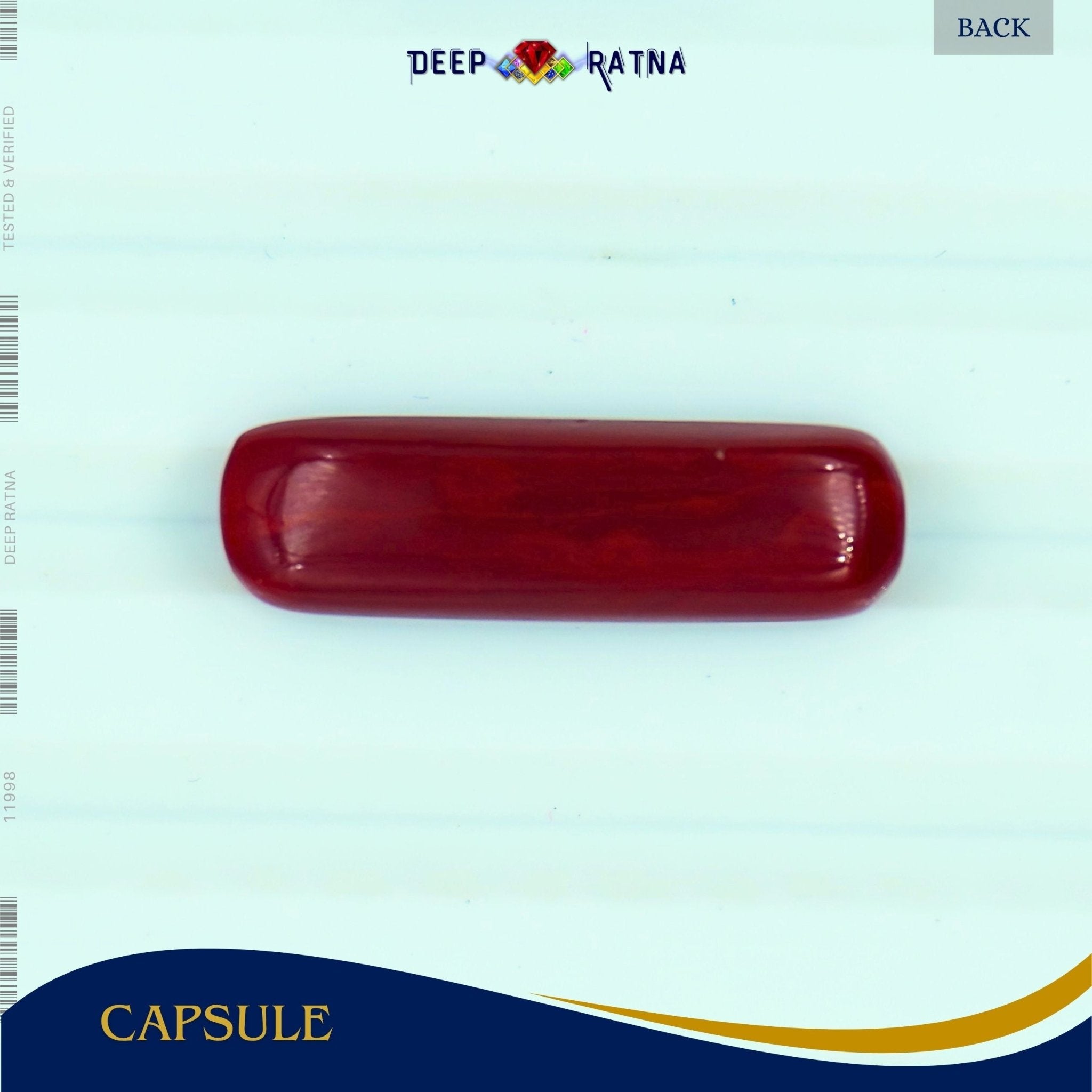 Red Coral 5.52 Carat (Italian) - Deep Ratna