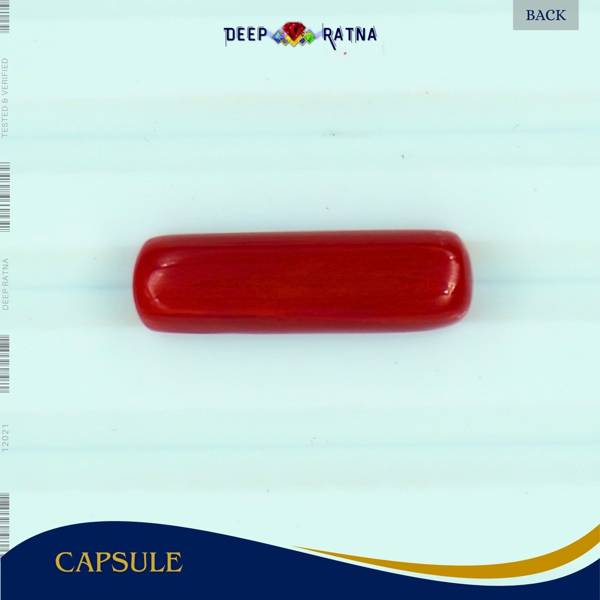 Red Coral 5.53 Carat (Italian) - Deep Ratna
