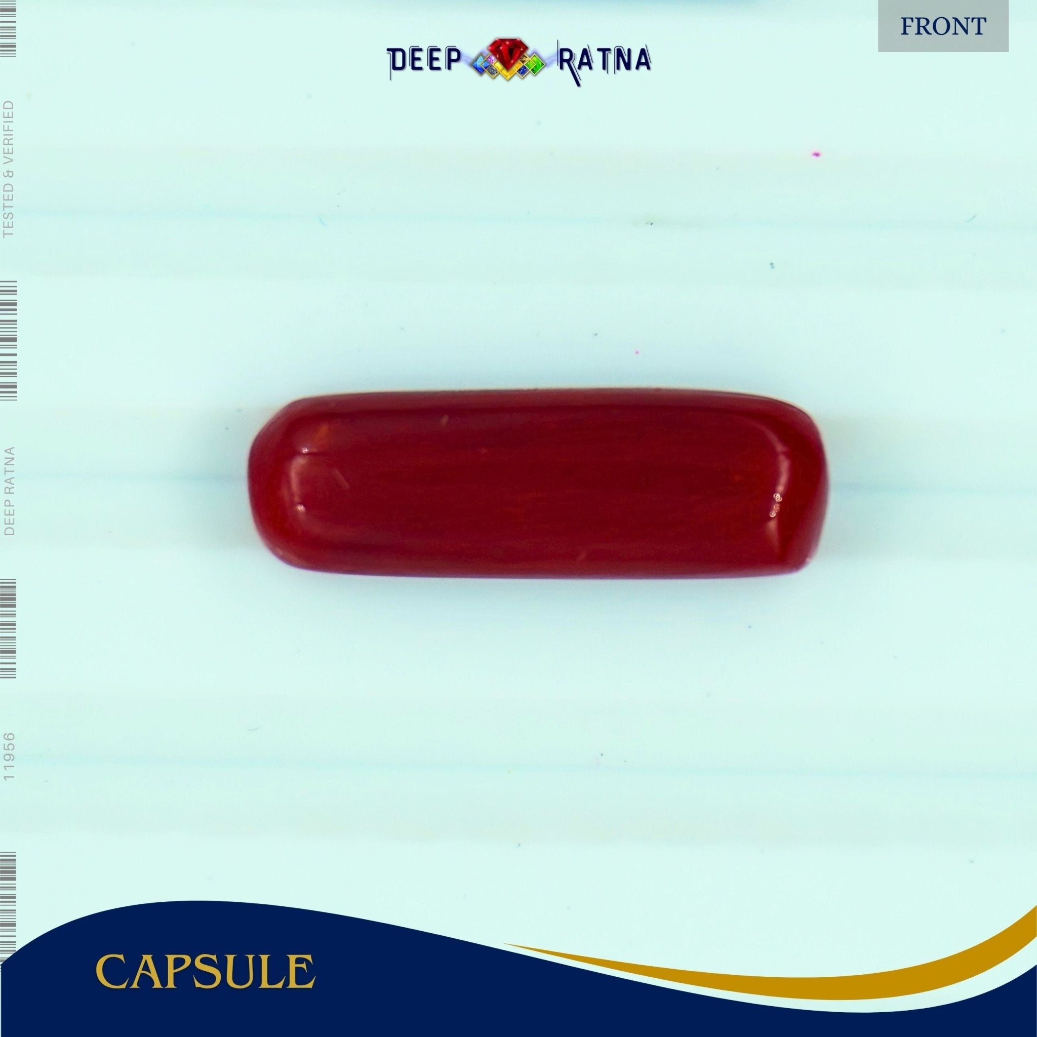 Red Coral 5.53 Carat (Italian) - Deep Ratna