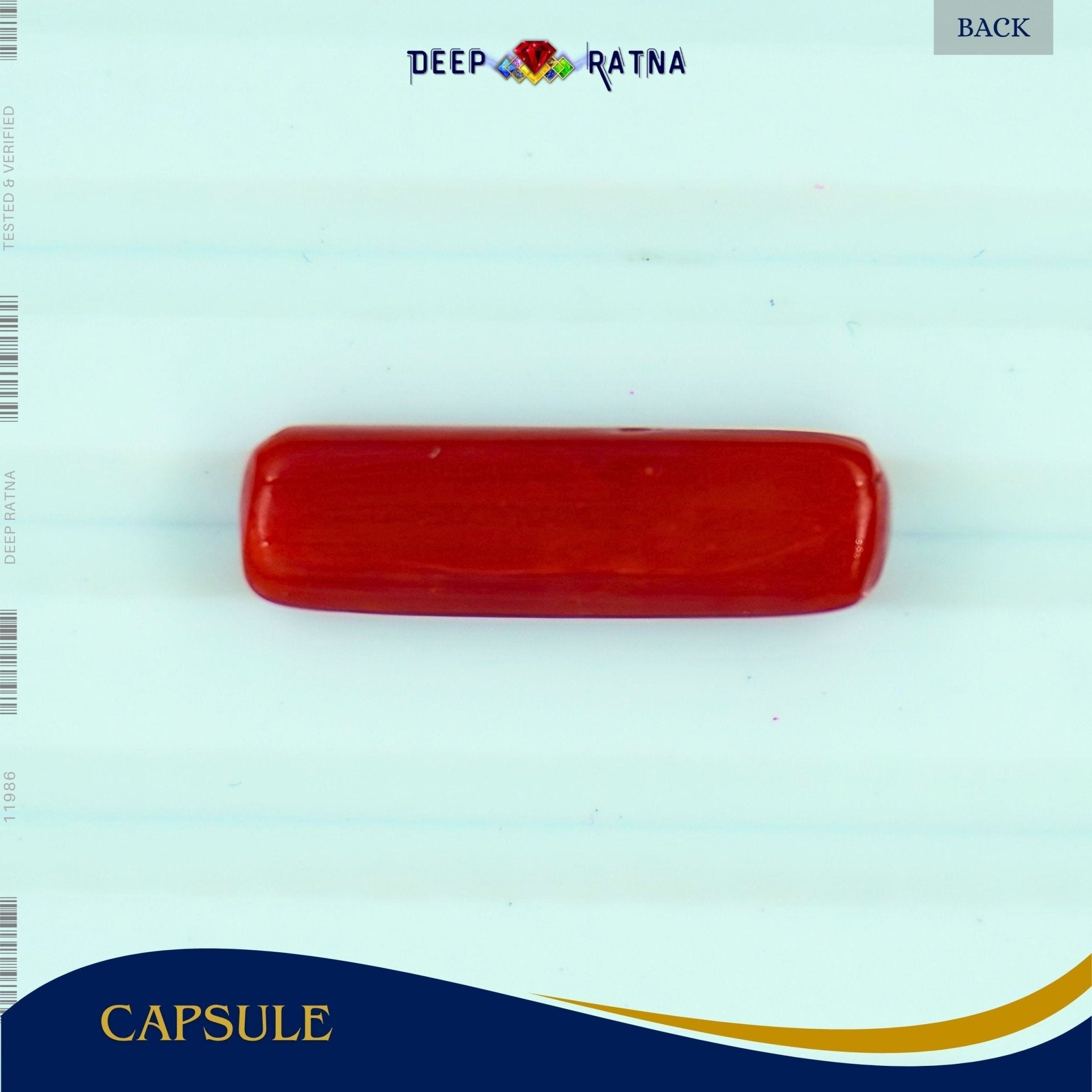 Red Coral 5.53 Carat (Italian) - Deep Ratna