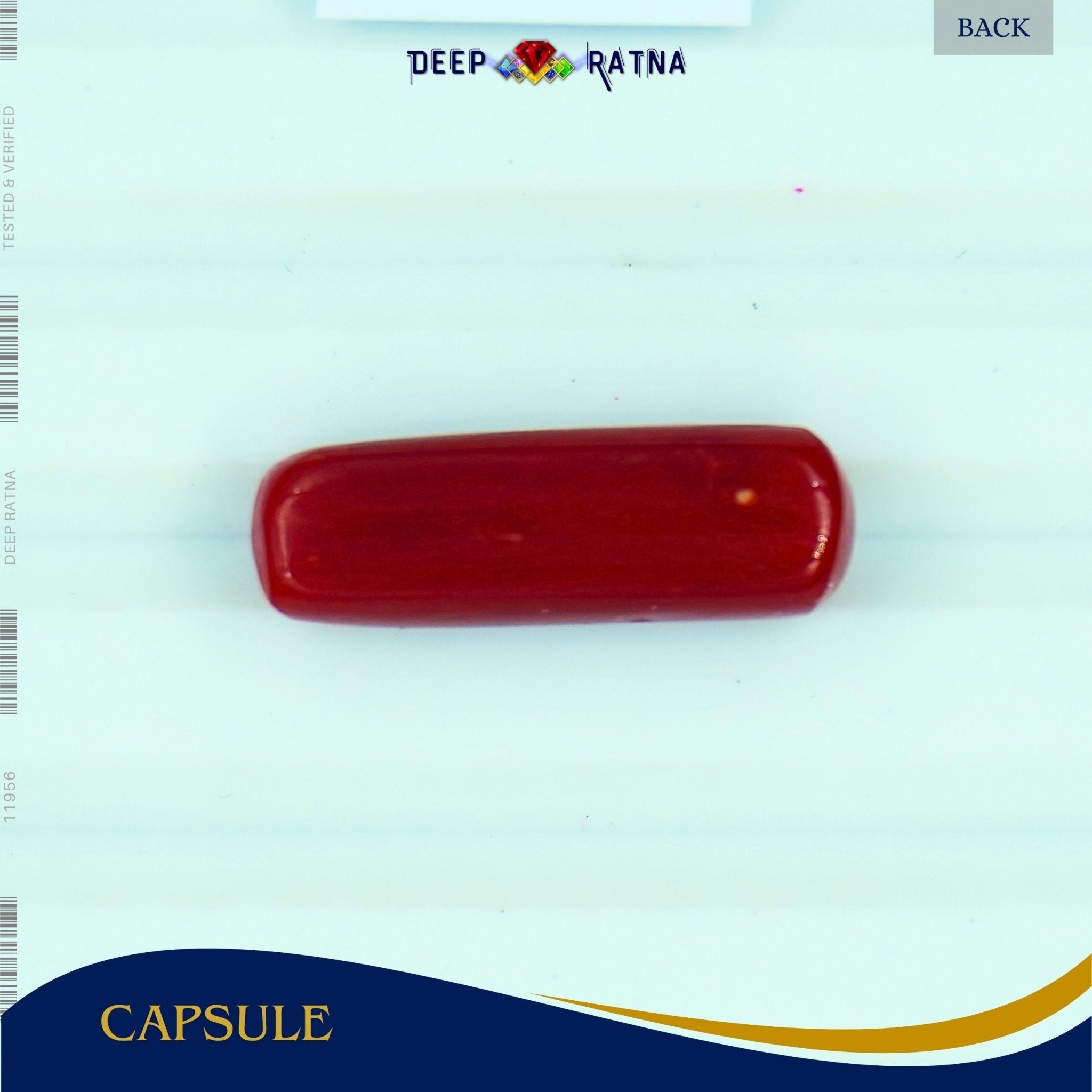 Red Coral 5.53 Carat (Italian) - Deep Ratna