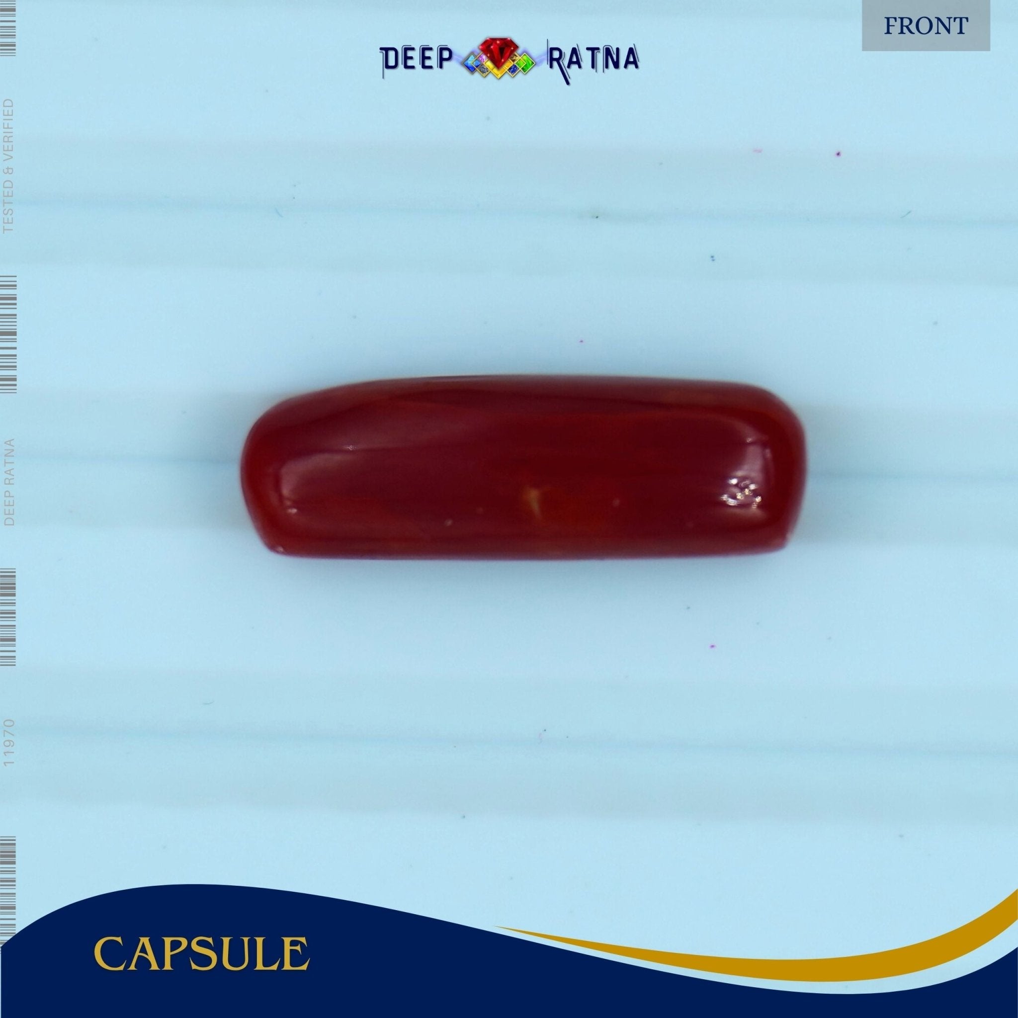 Red Coral 5.53 Carat (Italian) - Deep Ratna