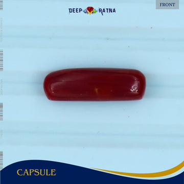 Red Coral 5.53 Carat (Italian) - Deep Ratna