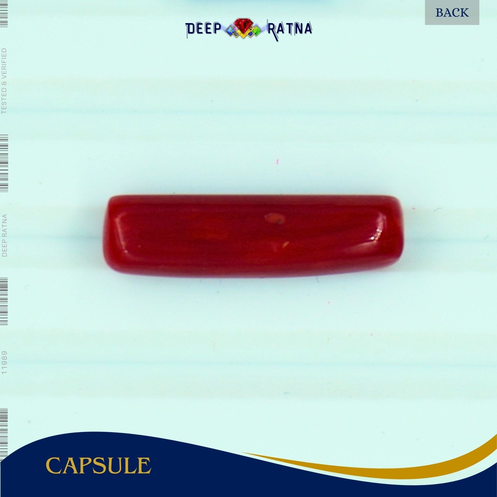 Red Coral 5.54 Carat (Italian) - Deep Ratna