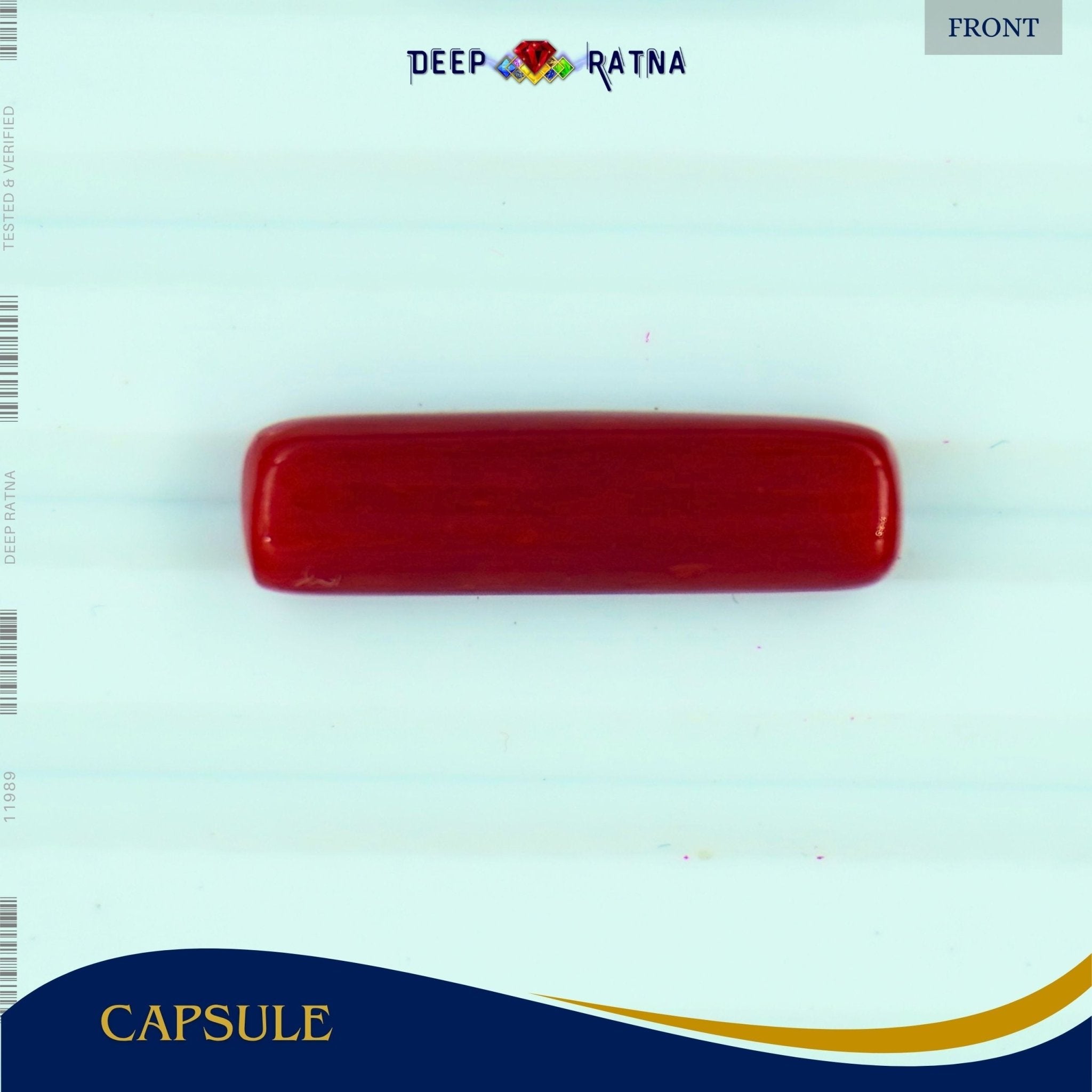 Red Coral 5.54 Carat (Italian) - Deep Ratna