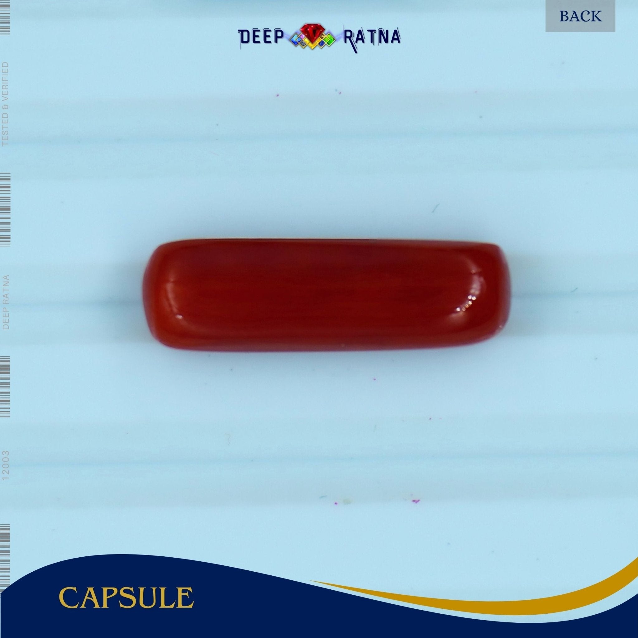 Red Coral 5.54 Carat (Italian) - Deep Ratna