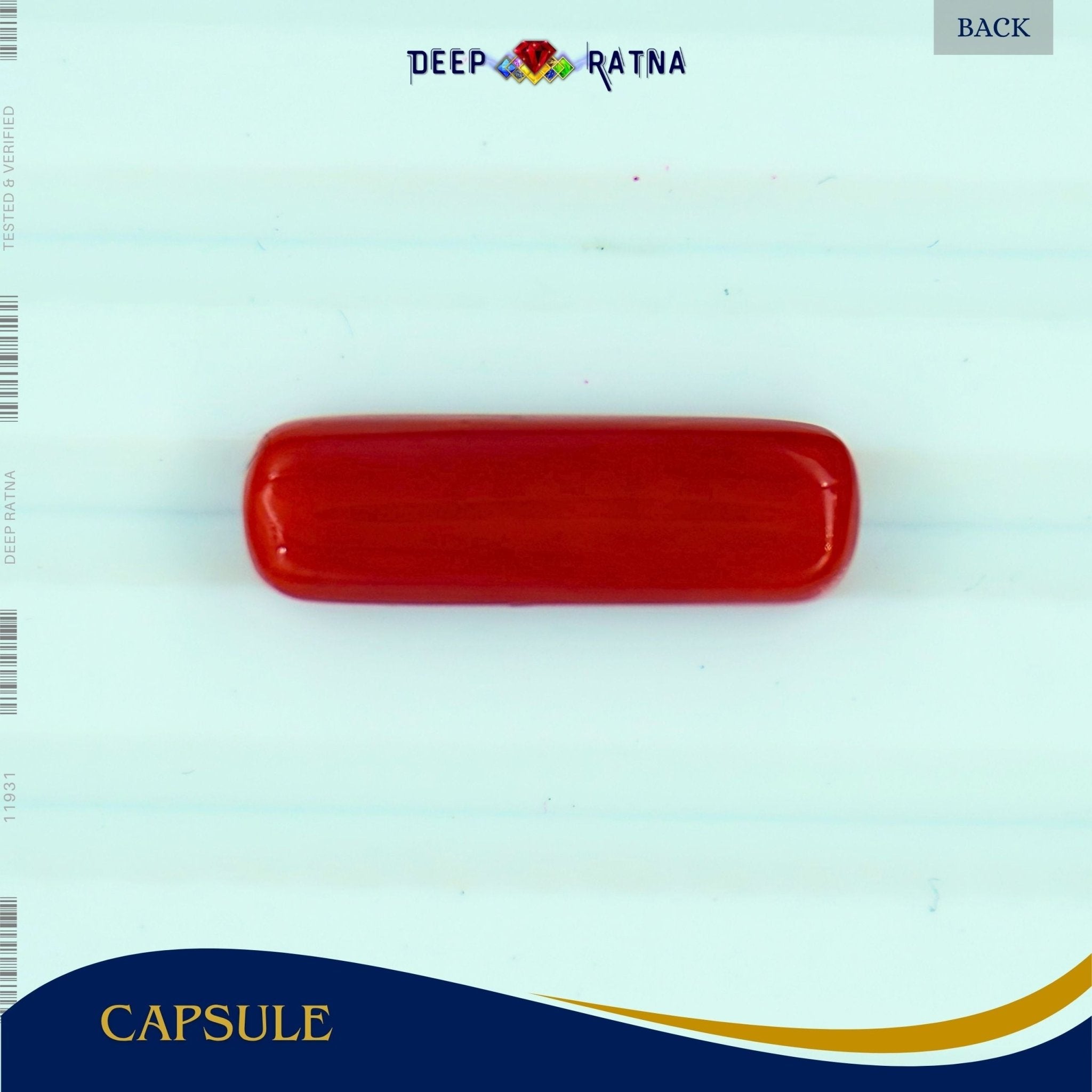 Red Coral 5.56 Carat (Italian) - Deep Ratna