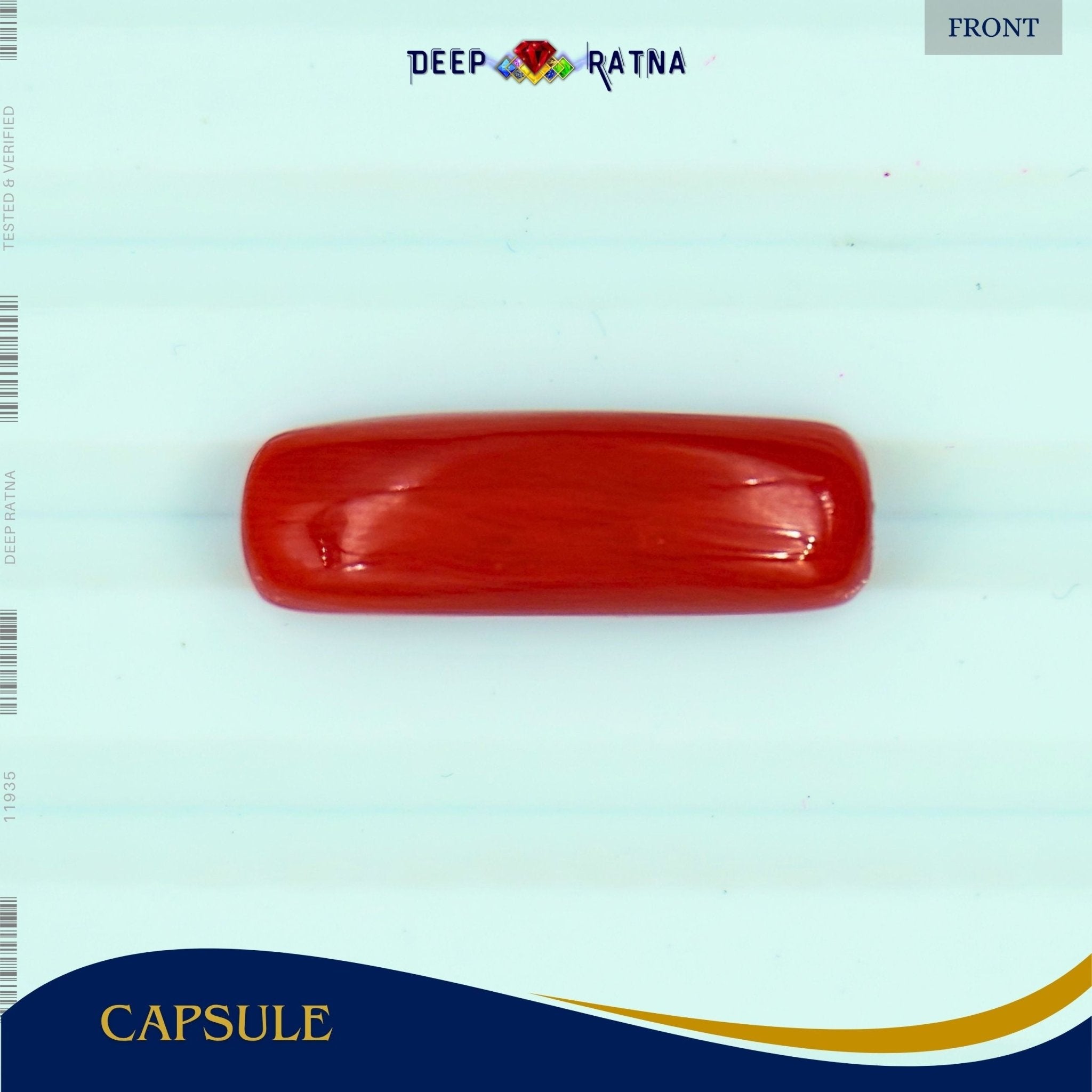 Red Coral 5.58 Carat (Italian) - Deep Ratna