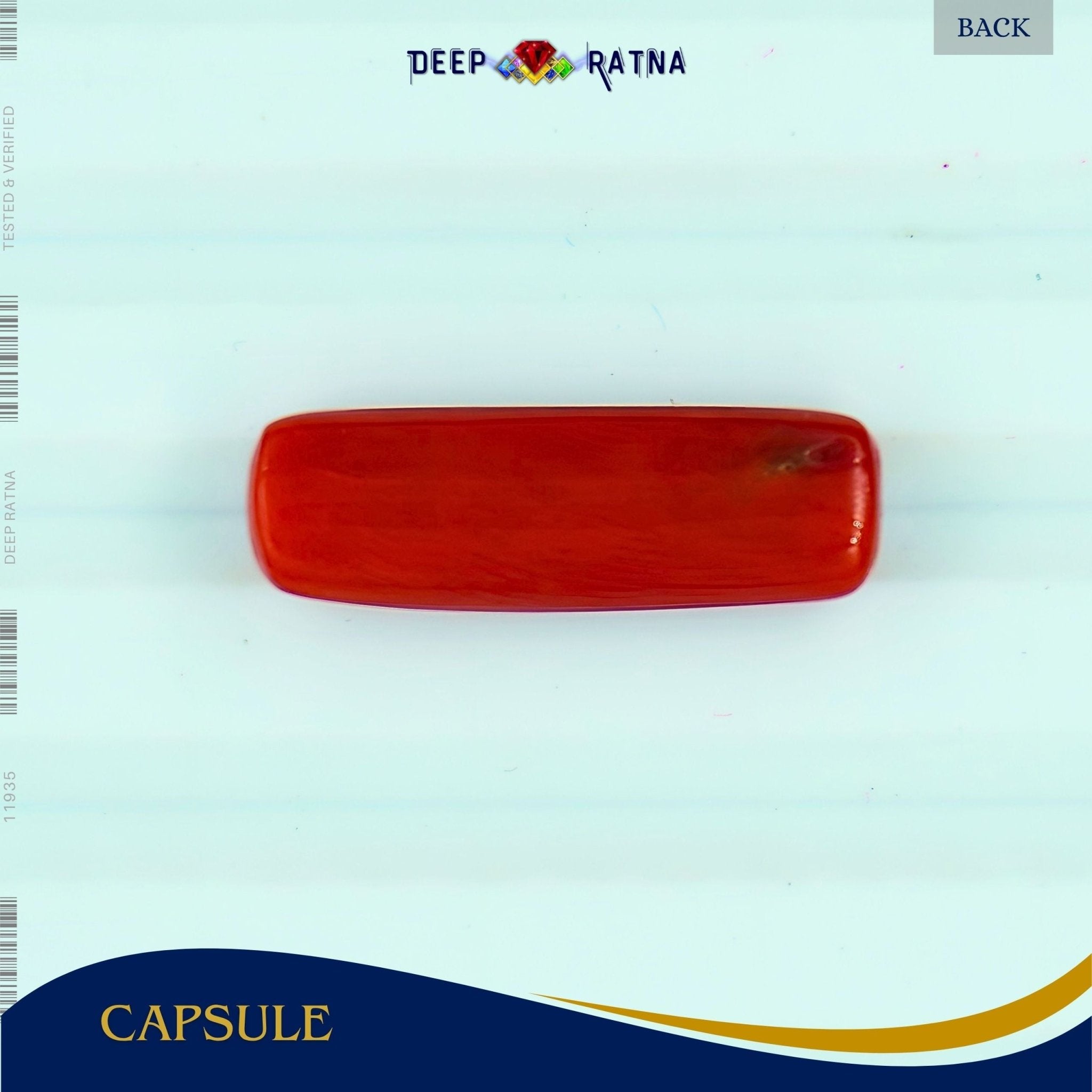 Red Coral 5.58 Carat (Italian) - Deep Ratna