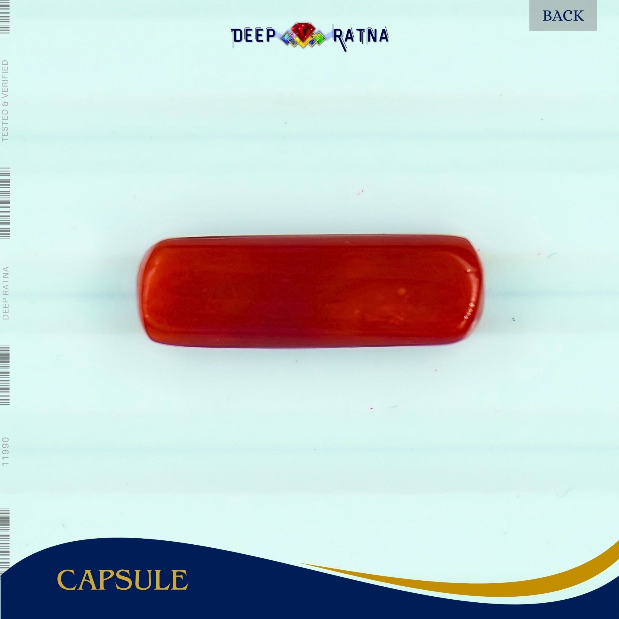 Red Coral 5.59 Carat (Italian) - Deep Ratna