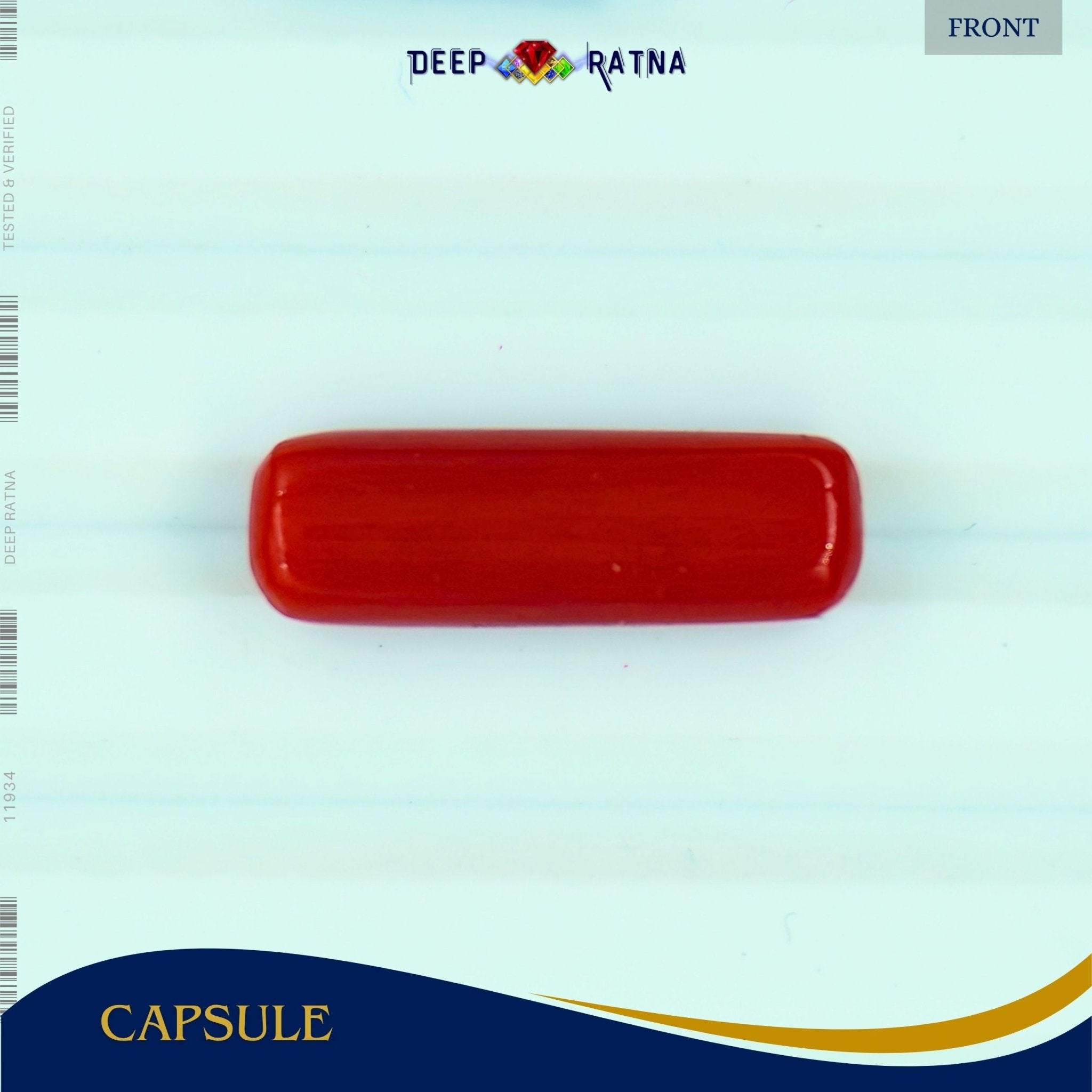 Red Coral 5.62 Carat (Italian) - Deep Ratna
