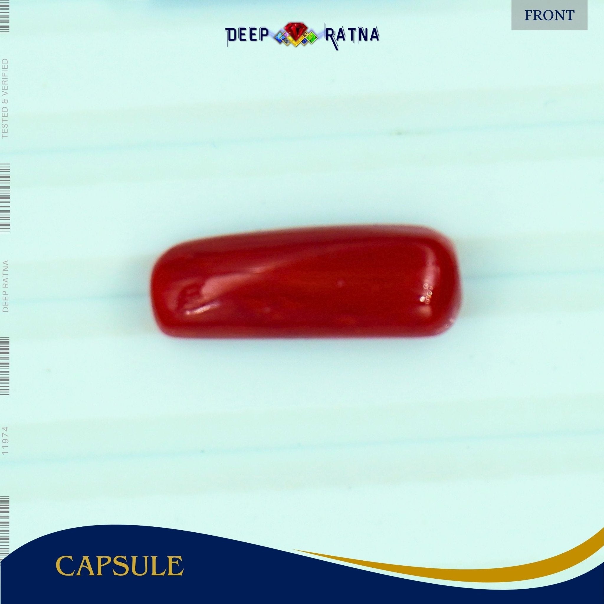Red Coral 5.63 Carat (Italian) - Deep Ratna