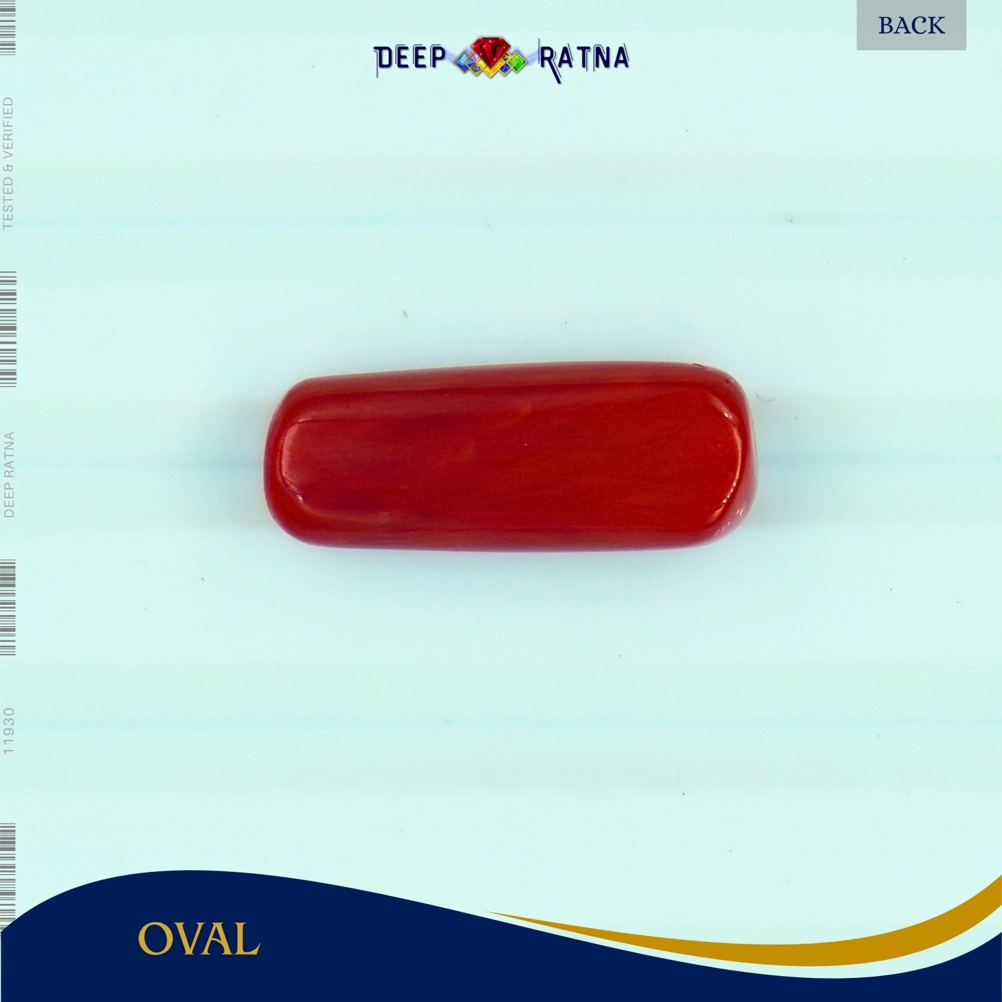 Red Coral 5.66 Carat (Italian) - Deep Ratna