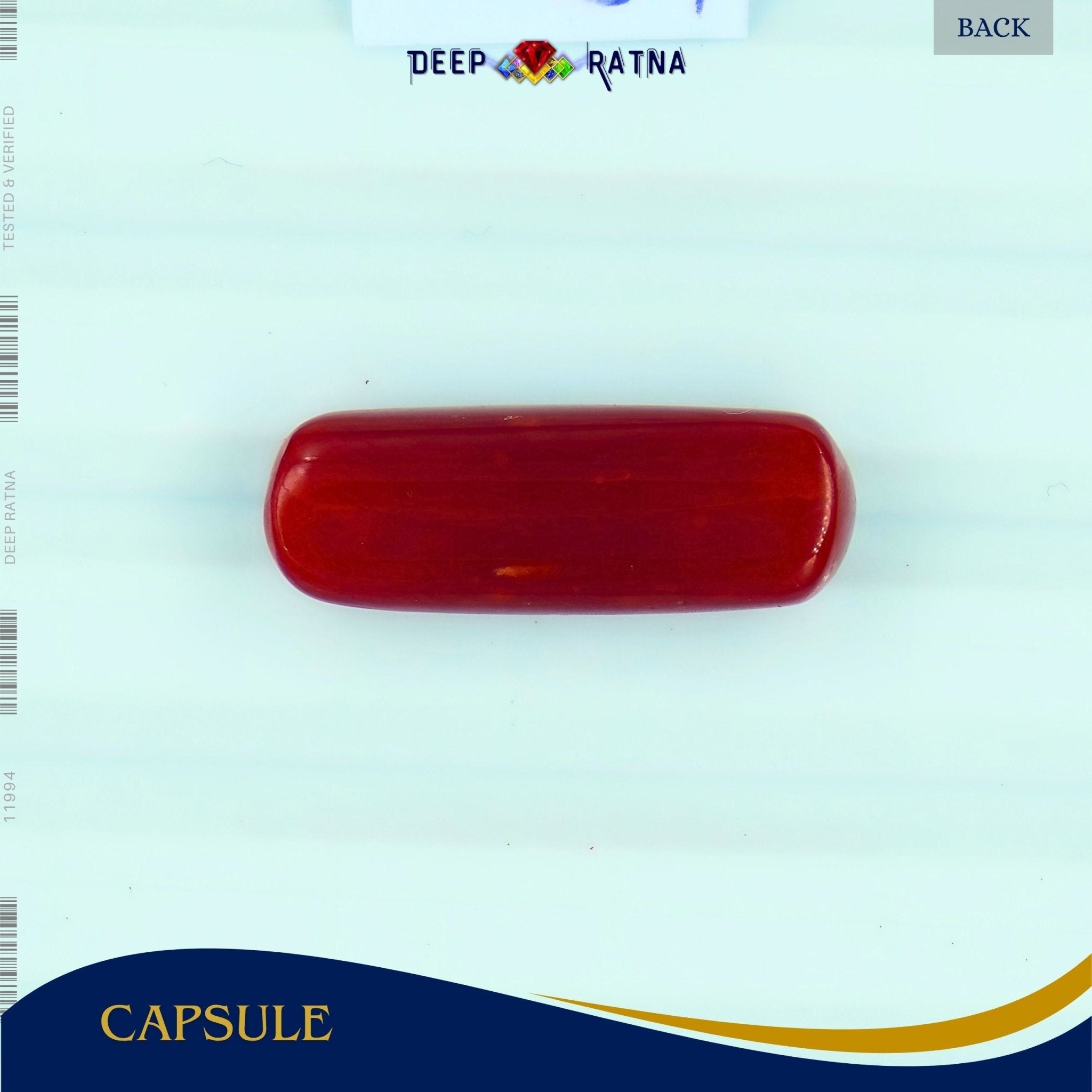Red Coral 5.68 Carat (Italian) - Deep Ratna