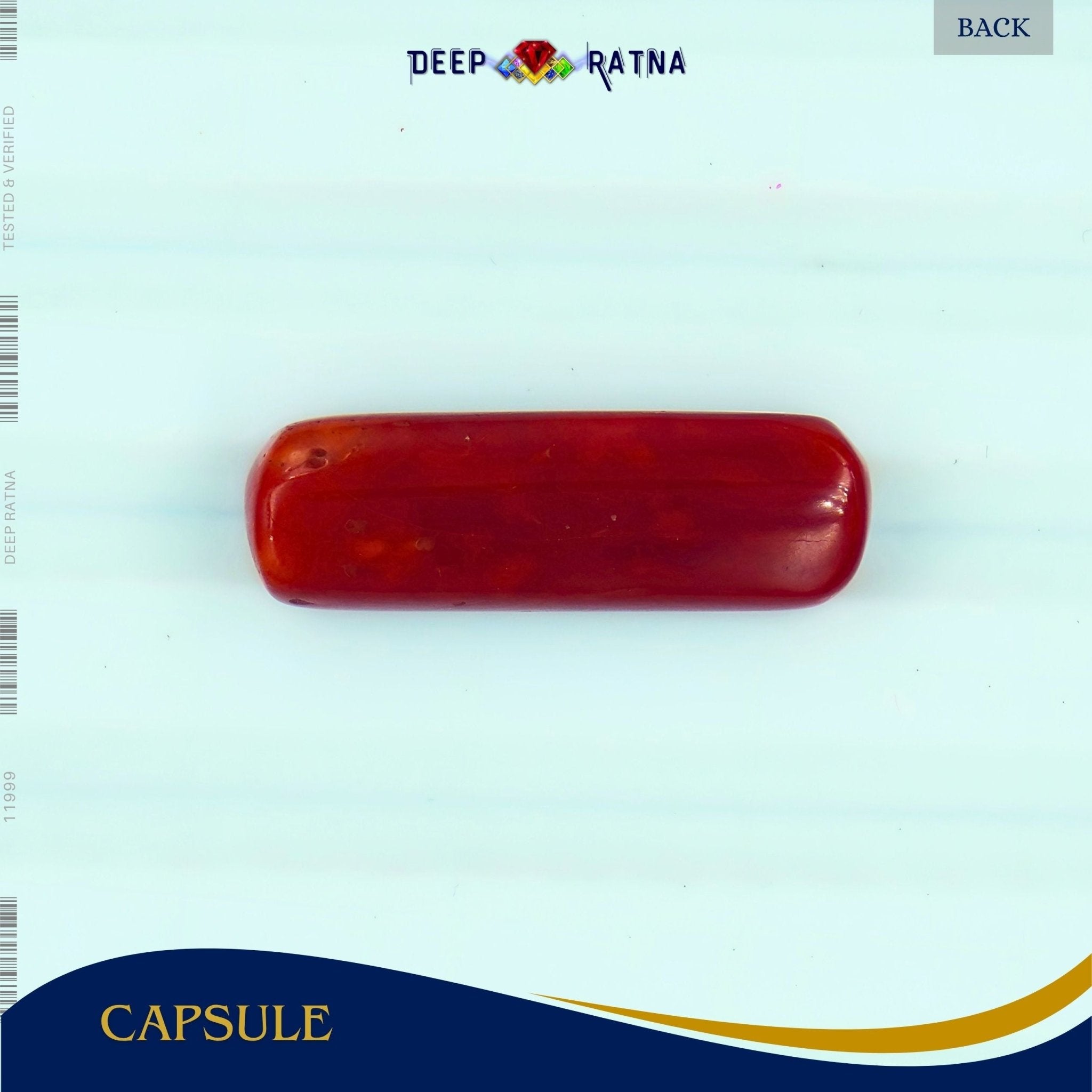 Red Coral 5.68 Carat (Italian) - Deep Ratna