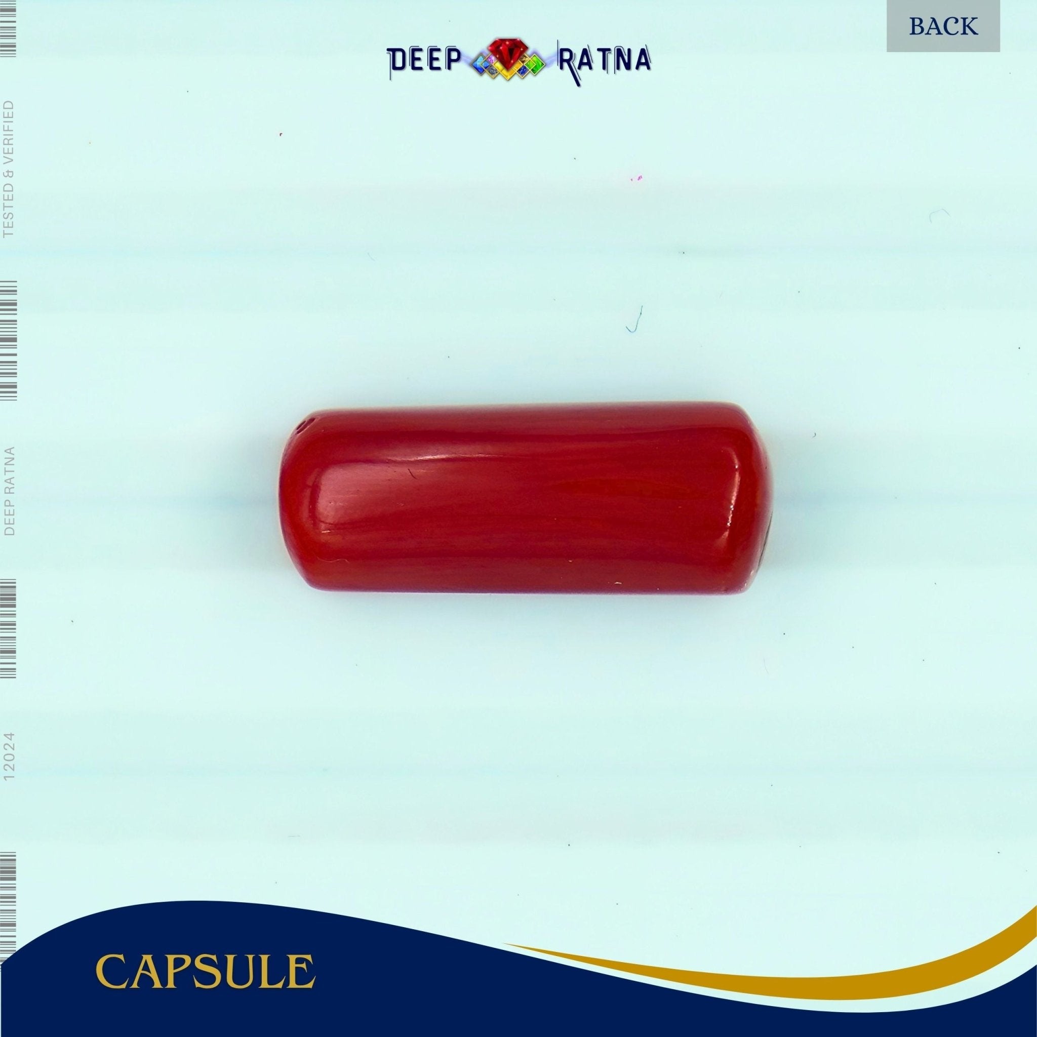 Red Coral 5.68 Carat (Italian) - Deep Ratna
