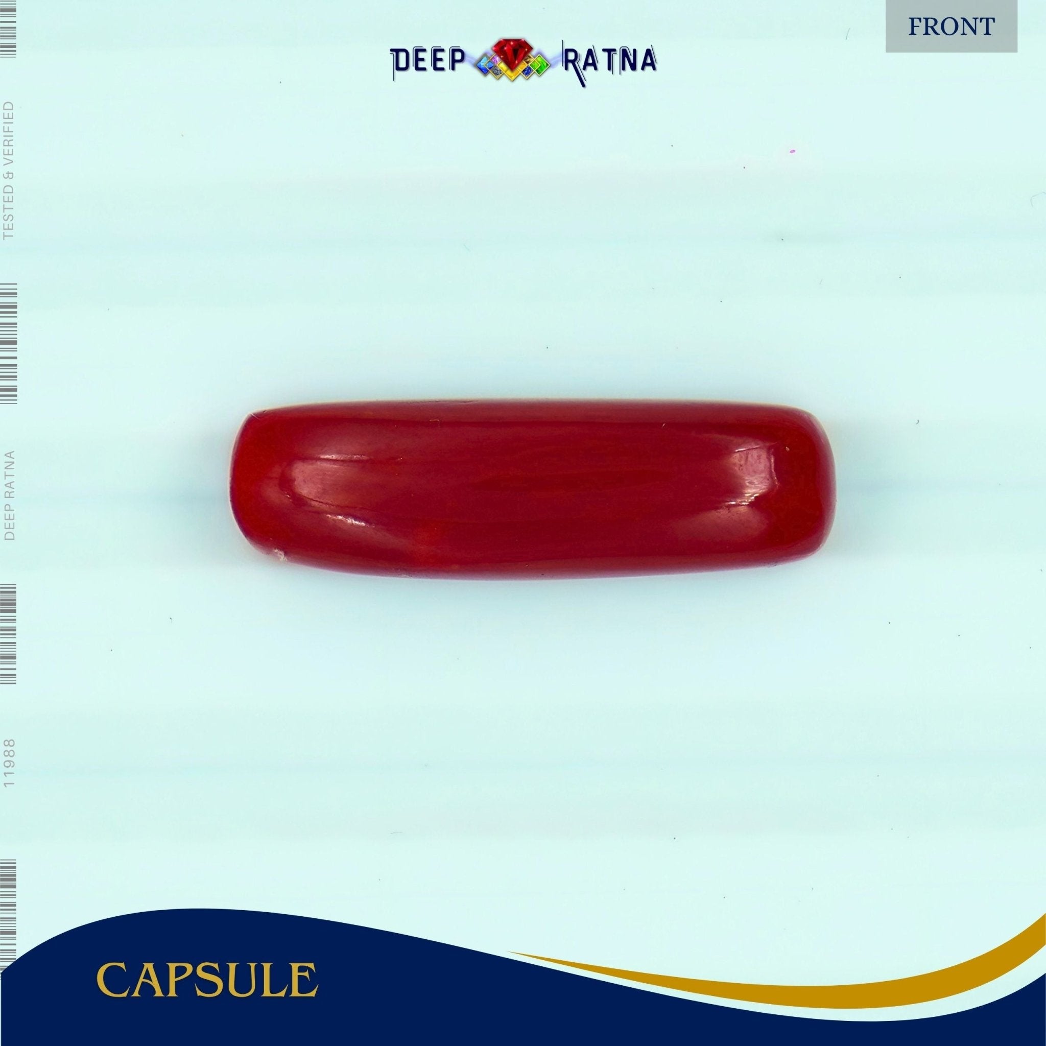 Red Coral 5.72 Carat (Italian) - Deep Ratna