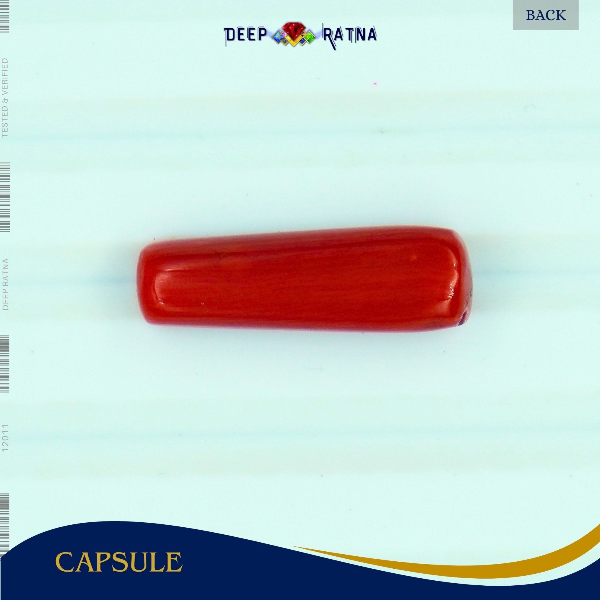 Red Coral 5.73 Carat (Italian) - Deep Ratna