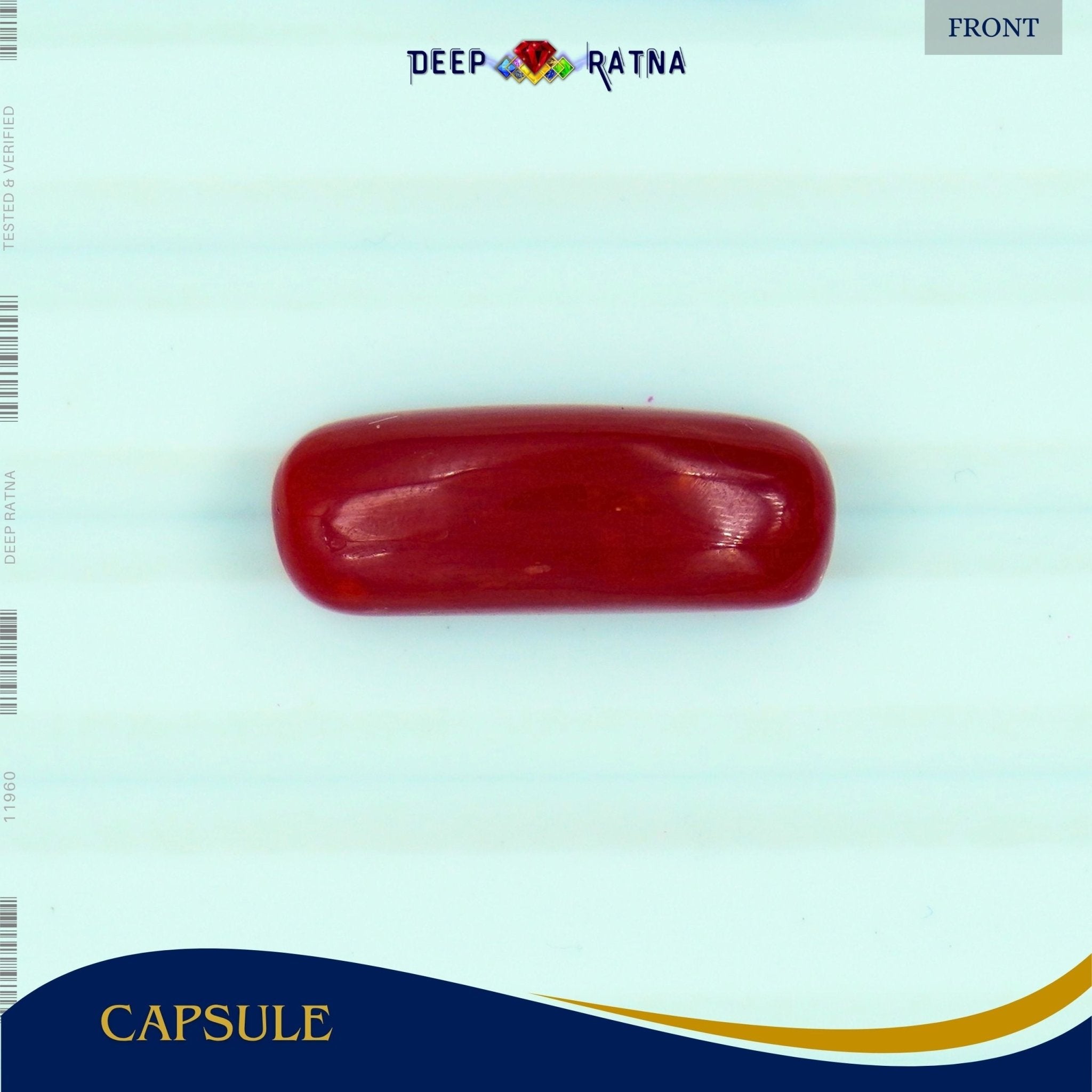 Red Coral 5.77 Carat (Italian) - Deep Ratna