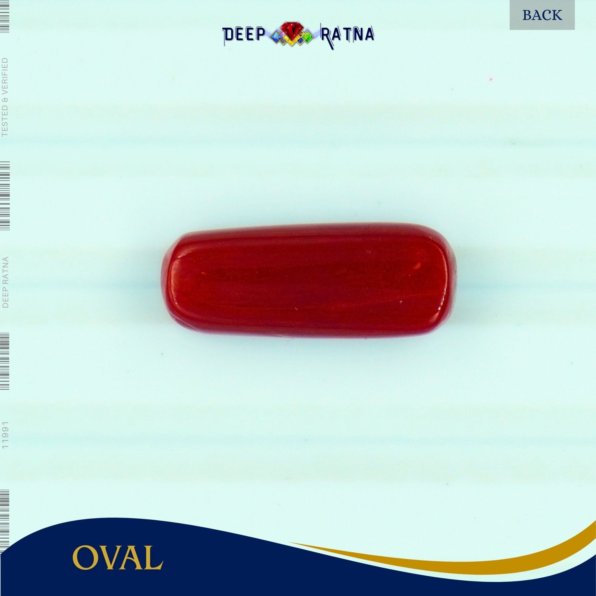 Red Coral 5.78 Carat (Italian) - Deep Ratna
