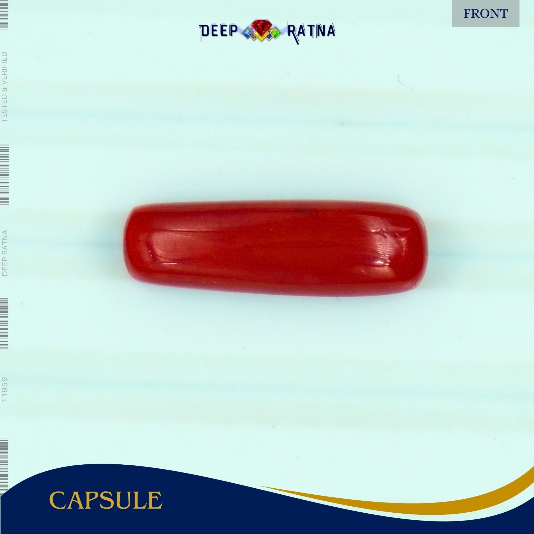Red Coral 5.82 Carat (Italian) - Deep Ratna