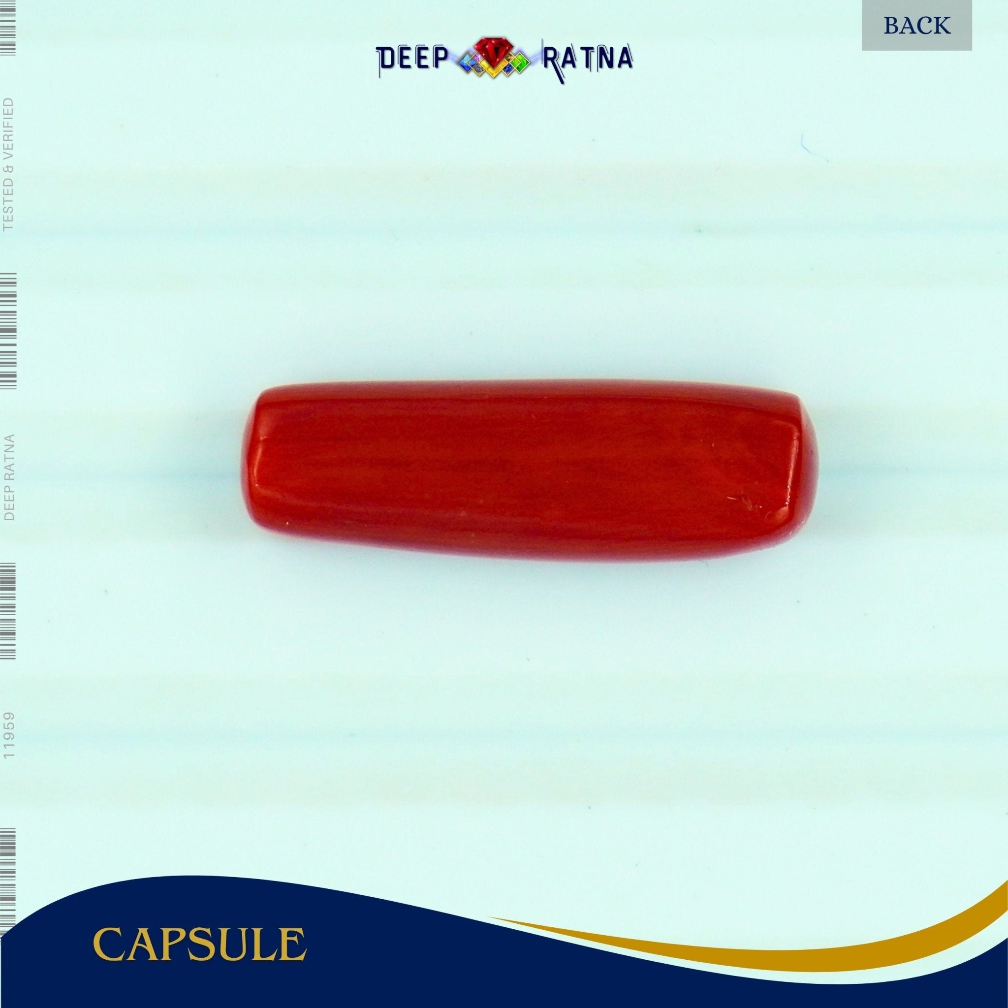 Red Coral 5.82 Carat (Italian) - Deep Ratna