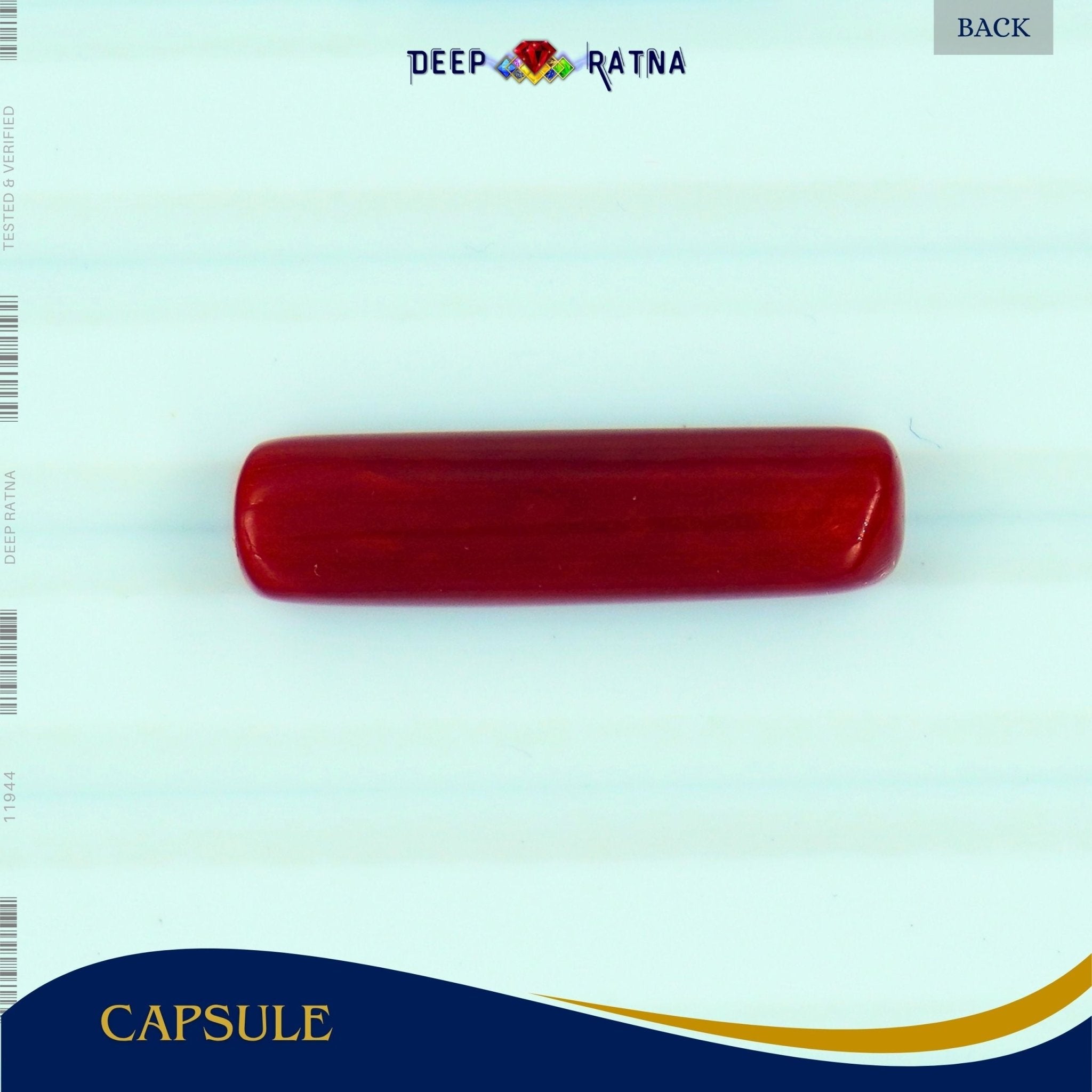 Red Coral 5.82 Carat (Italian) - Deep Ratna