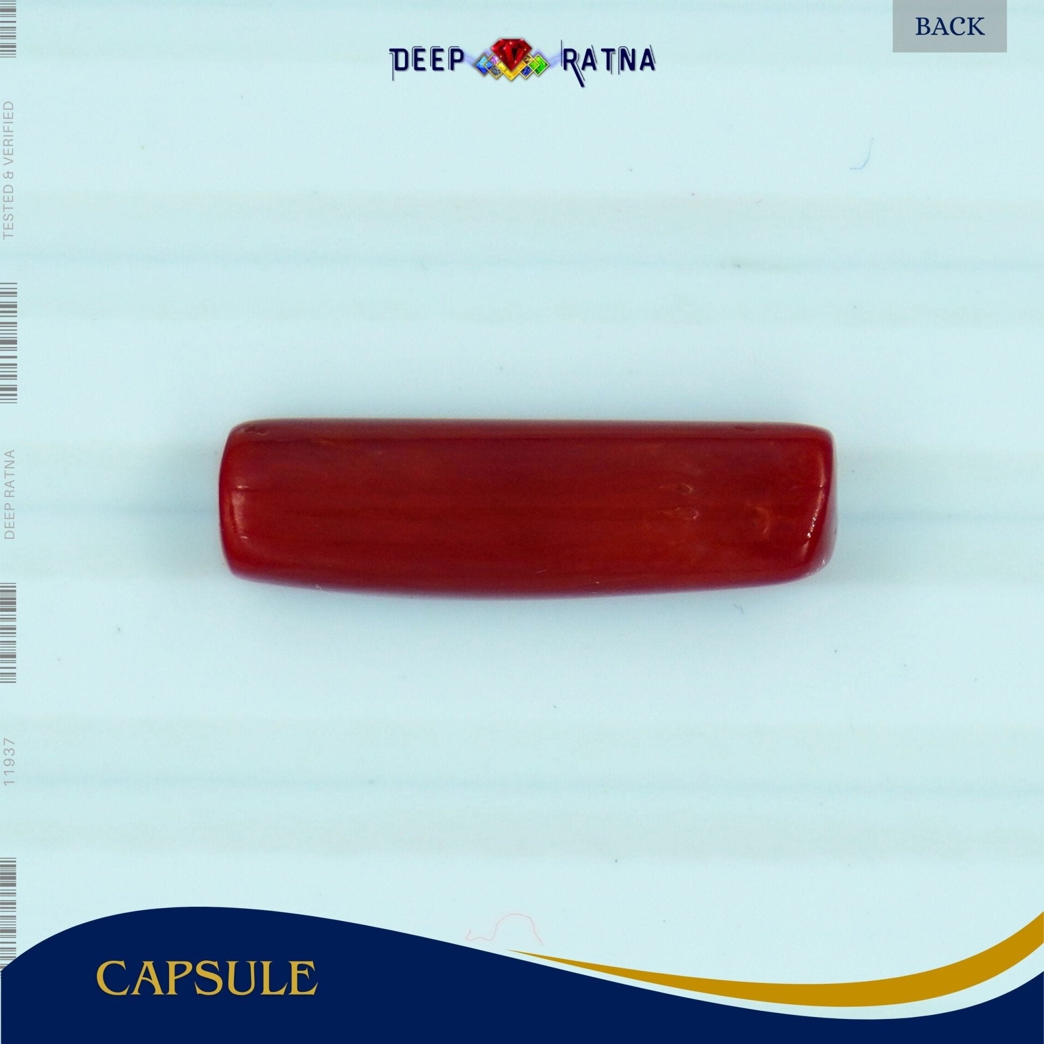 Red Coral 5.86 Carat (Italian) - Deep Ratna