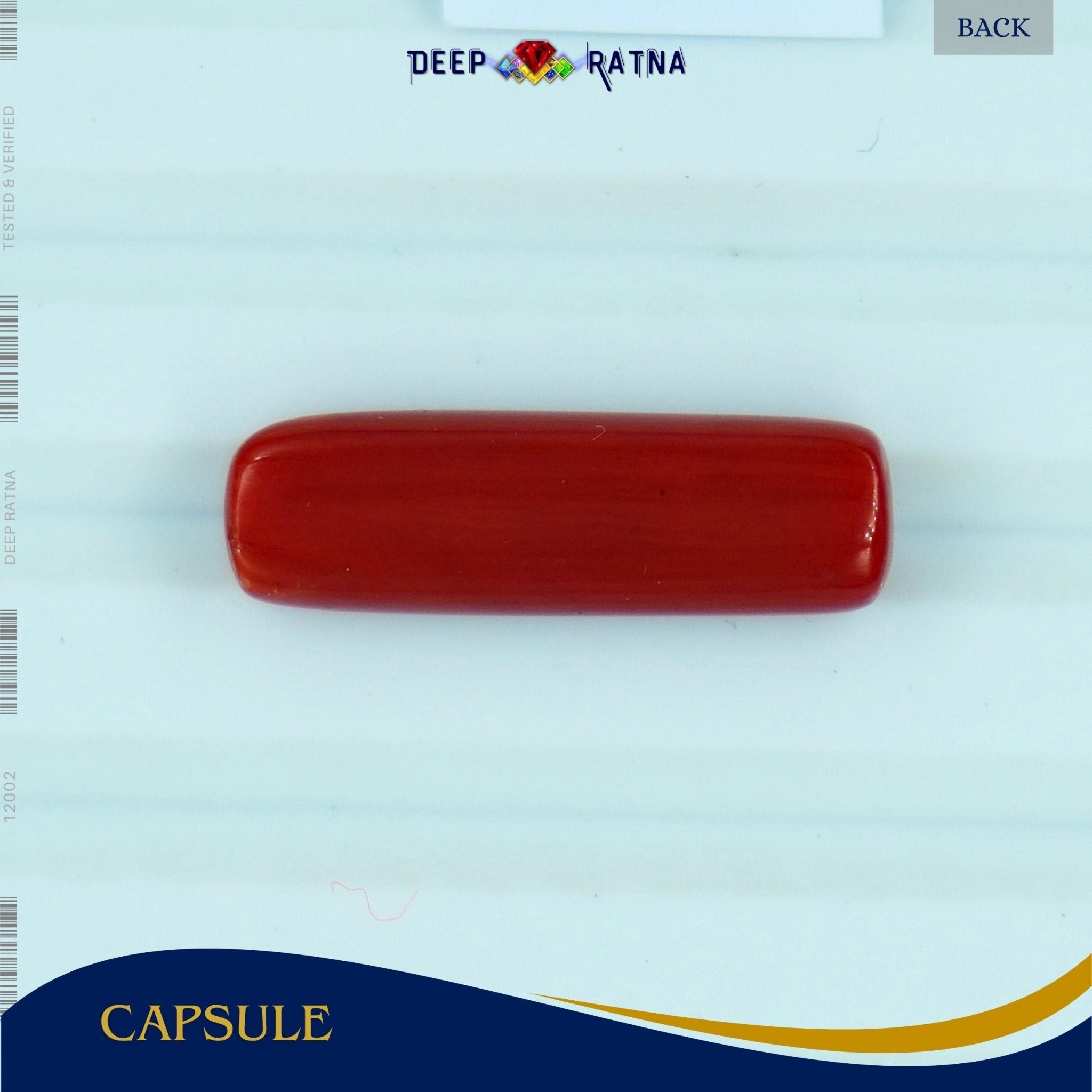 Red Coral 5.88 Carat (Italian) - Deep Ratna