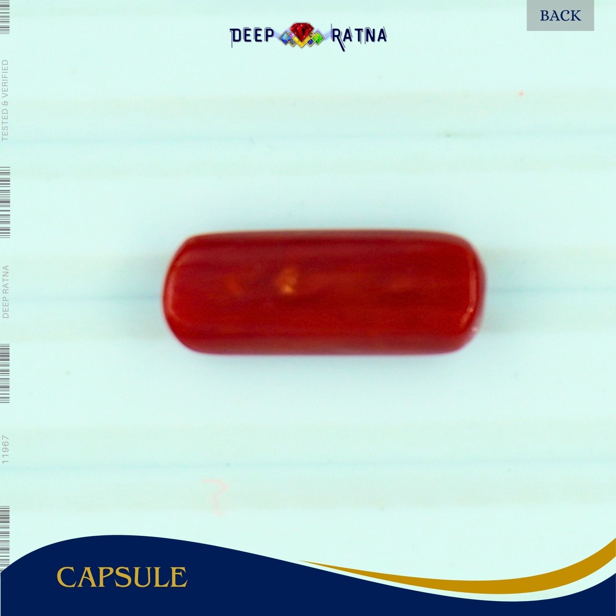 Red Coral 5.94 Carat (Italian) - Deep Ratna