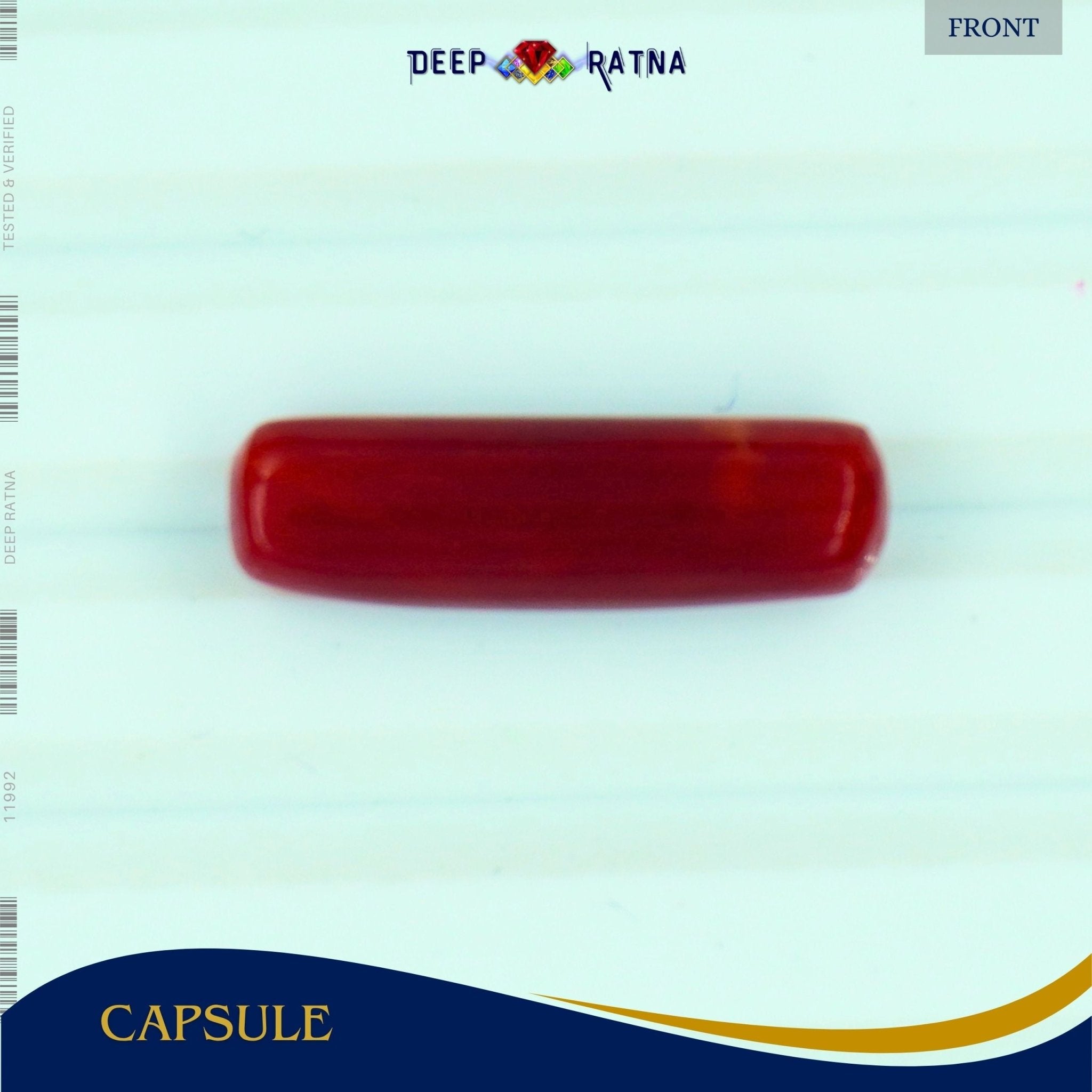 Red Coral 5.94 Carat (Italian) - Deep Ratna