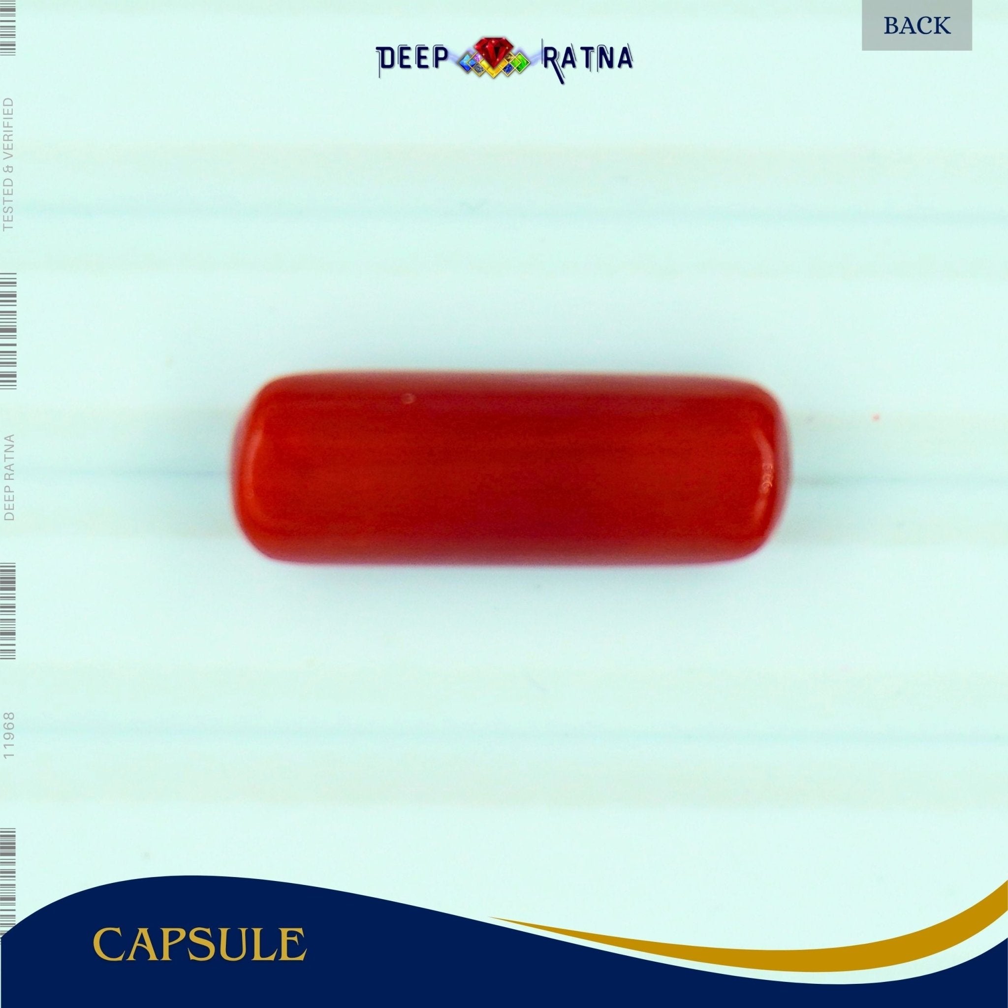 Red Coral 5.96 Carat (Italian) - Deep Ratna