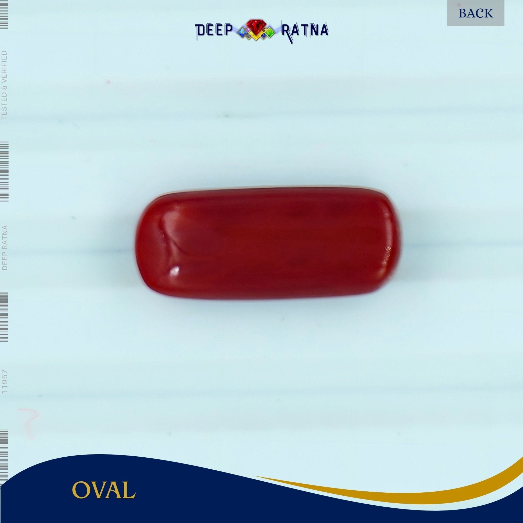 Red Coral 5.97 Carat (Italian) - Deep Ratna