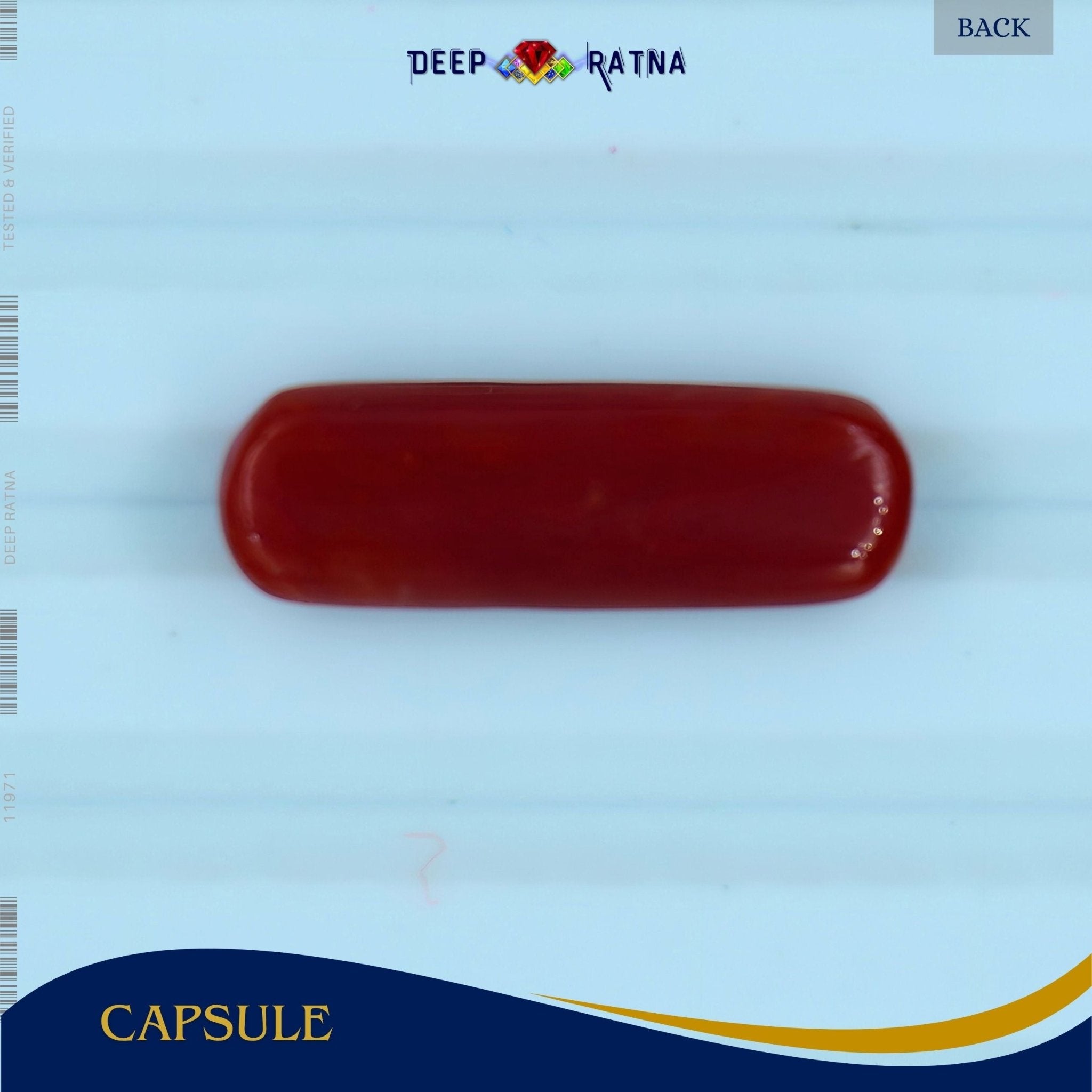 Red Coral 5.98 Carat (Italian) - Deep Ratna