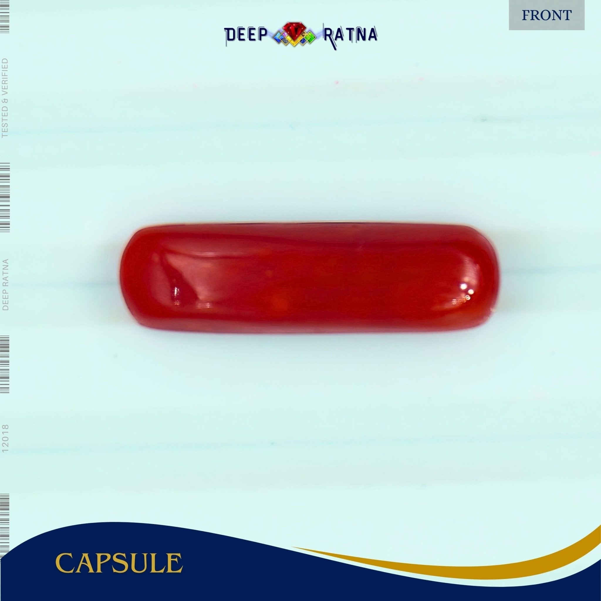 Red Coral 6.09 Carat (Italian) - Deep Ratna
