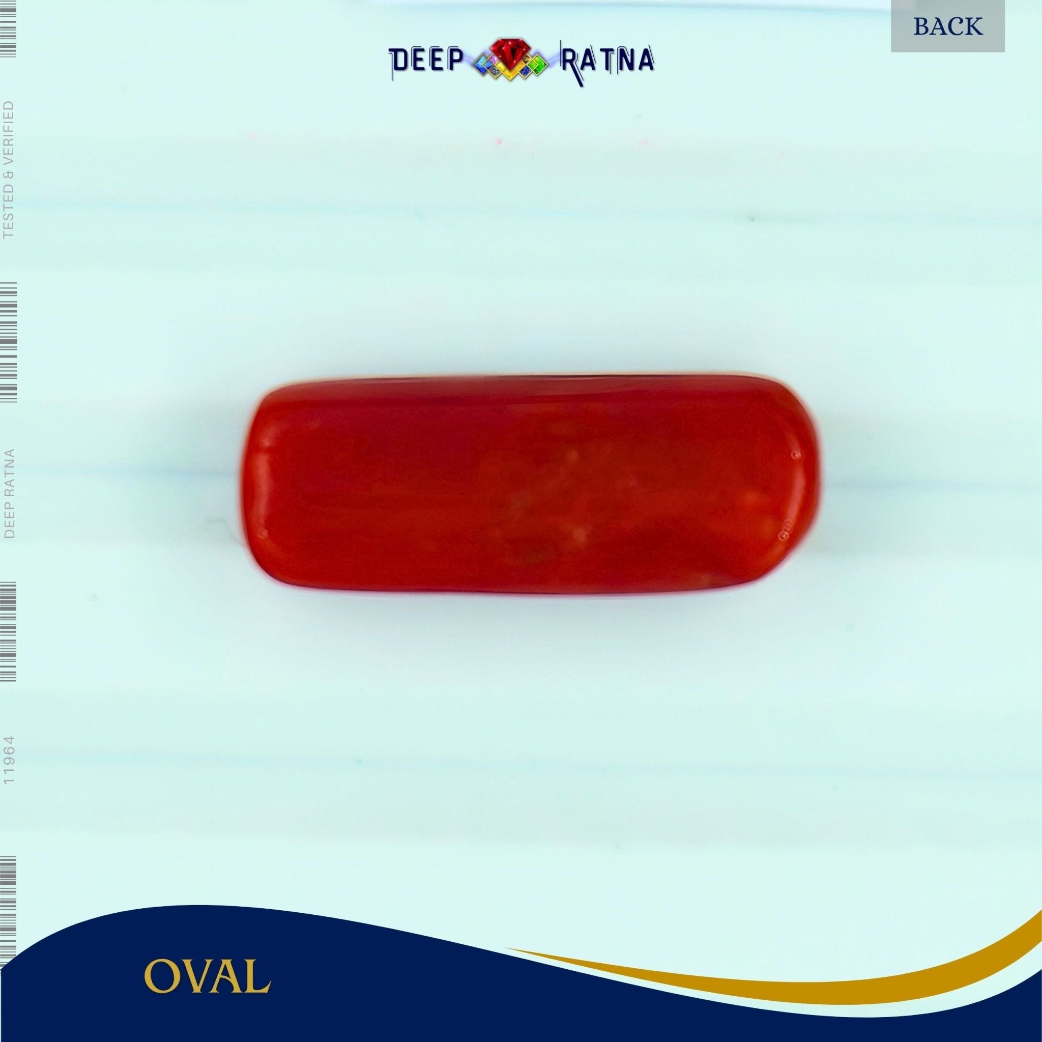 Red Coral 6.38 Carat (Italian) - Deep Ratna
