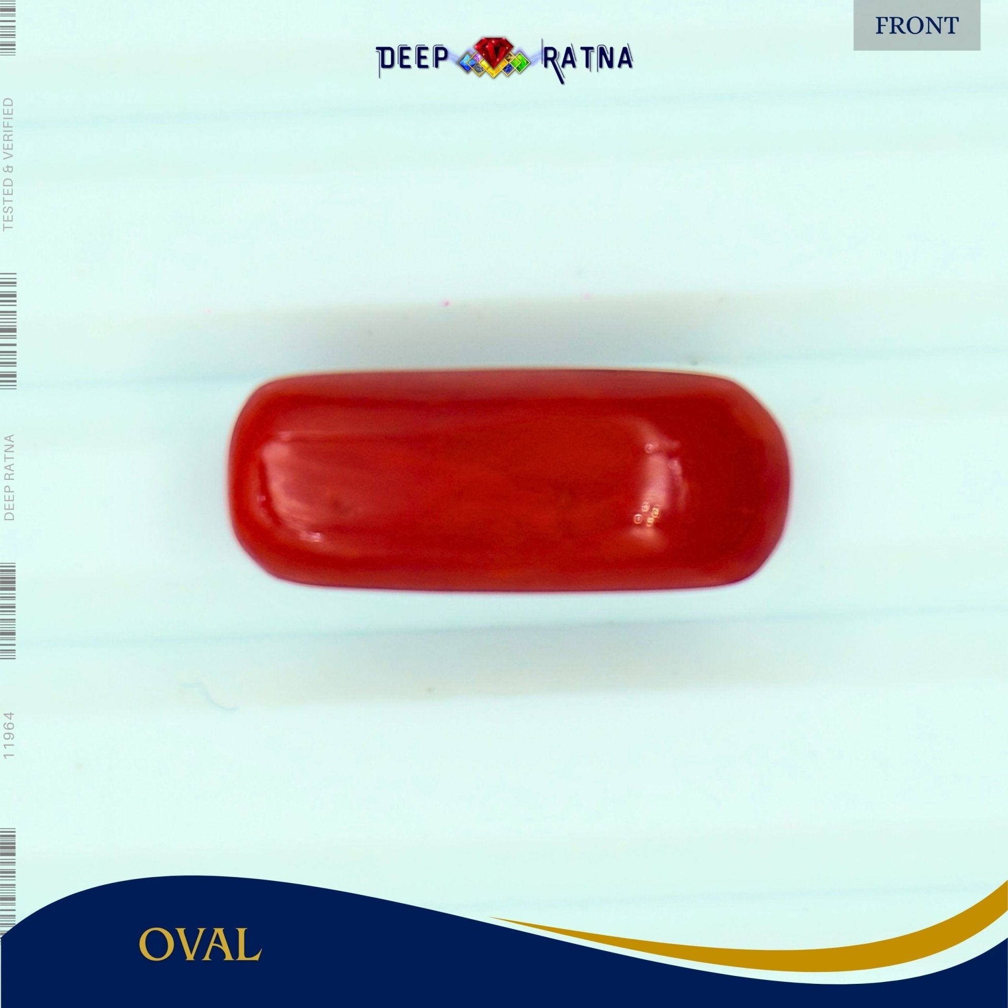 Red Coral 6.38 Carat (Italian) - Deep Ratna