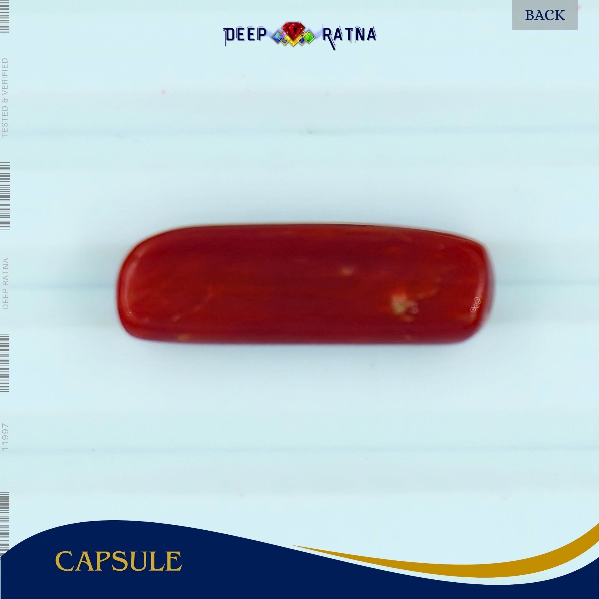 Red Coral 6.58 Carat (Italian) - Deep Ratna