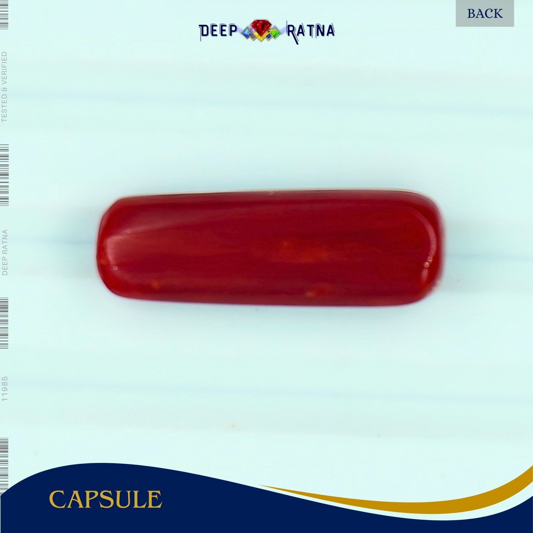 Red Coral 6.97 Carat (Italian) - Deep Ratna
