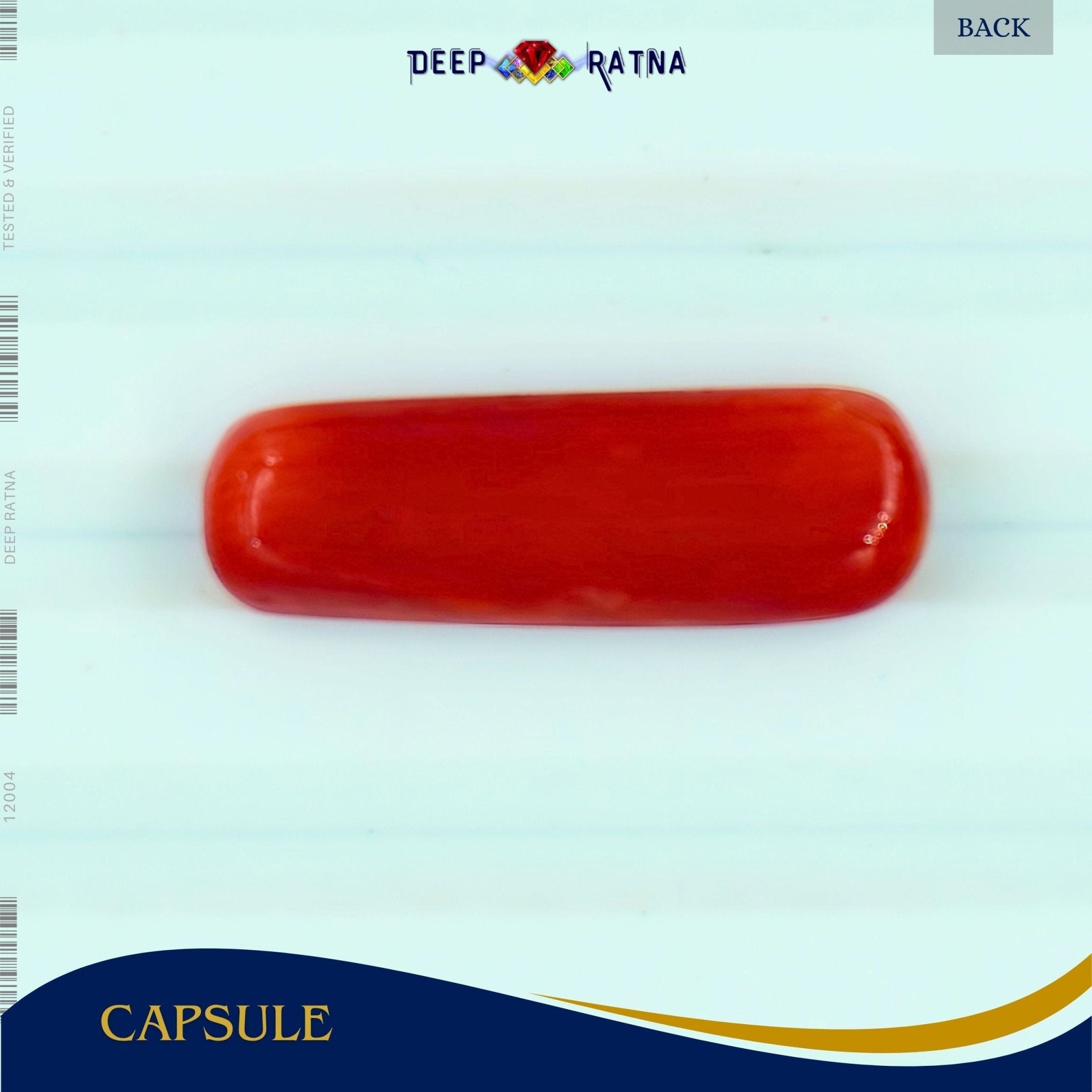 Red Coral 7.23 Carat (Italian) - Deep Ratna