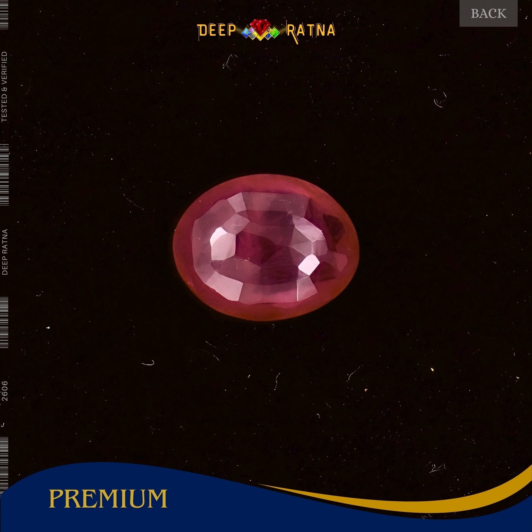 Ruby 2.55 Carat (Mozambique) - Deep Ratna