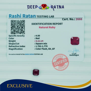 Ruby 3.11 Carat (Africa) - Deep Ratna