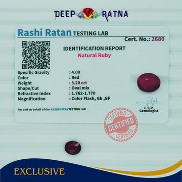 Ruby 3.20 Carat (Africa) - Deep Ratna