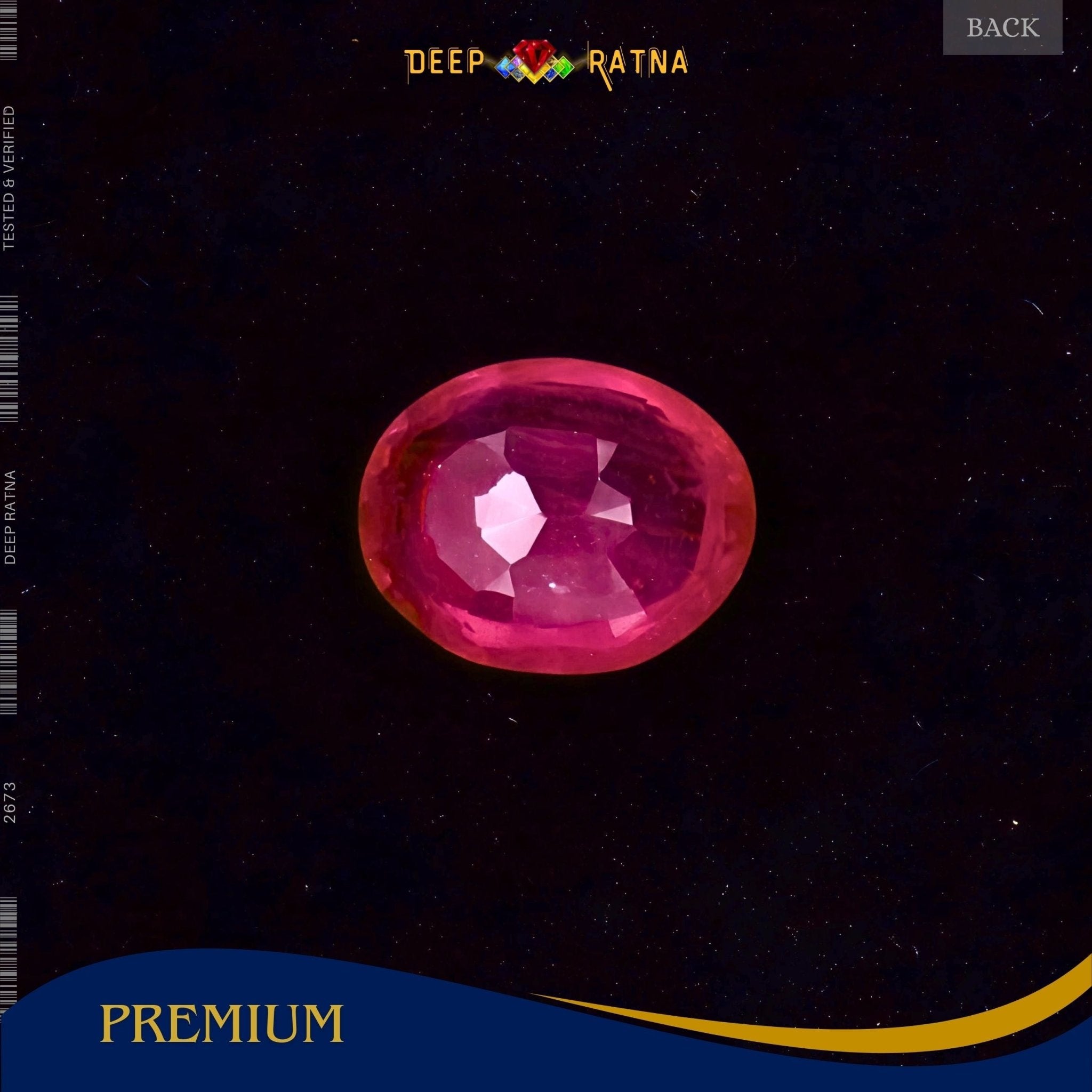 Ruby 3.38 Carat (Mozambique) - Deep Ratna