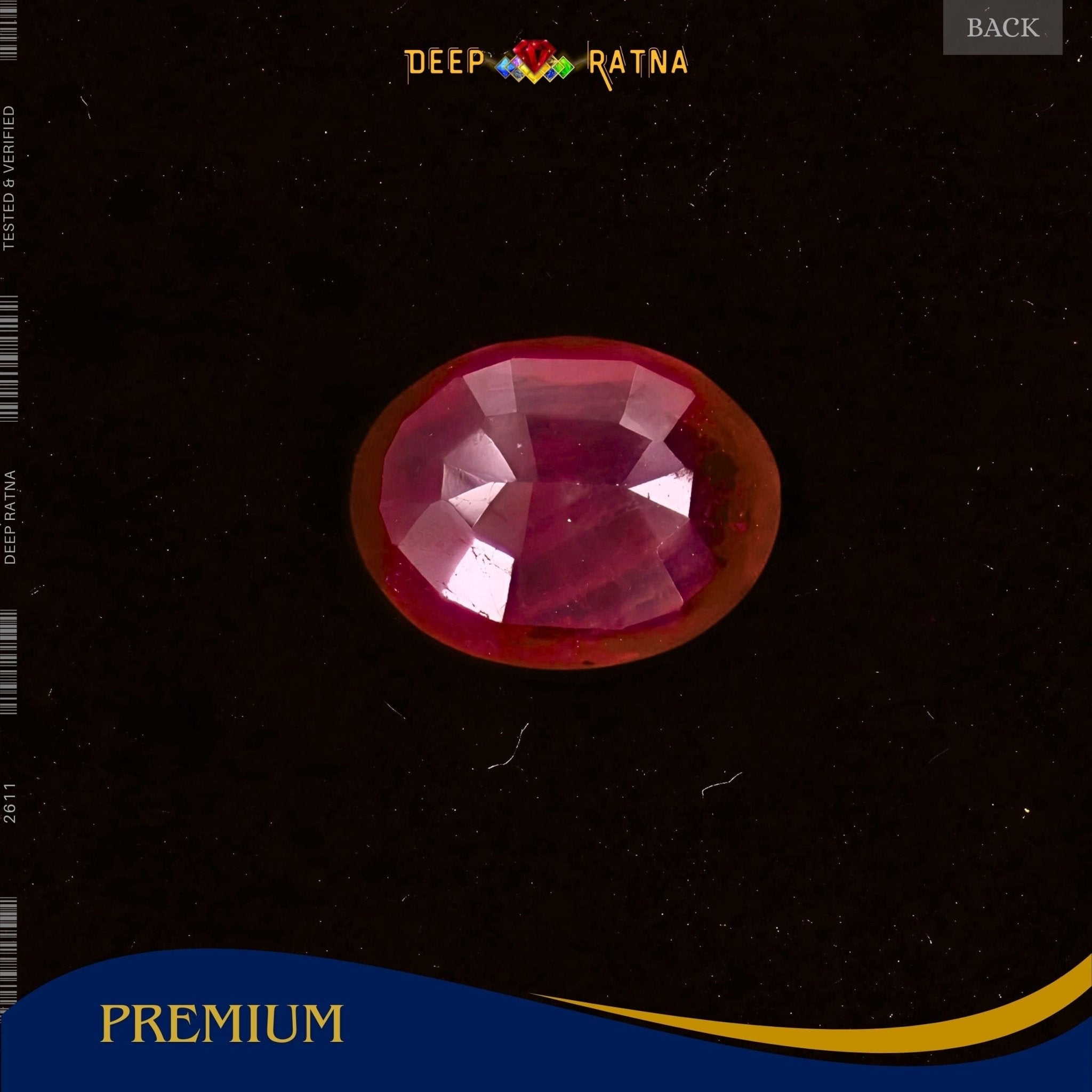 Ruby 3.43 Carat (Mozambique) - Deep Ratna