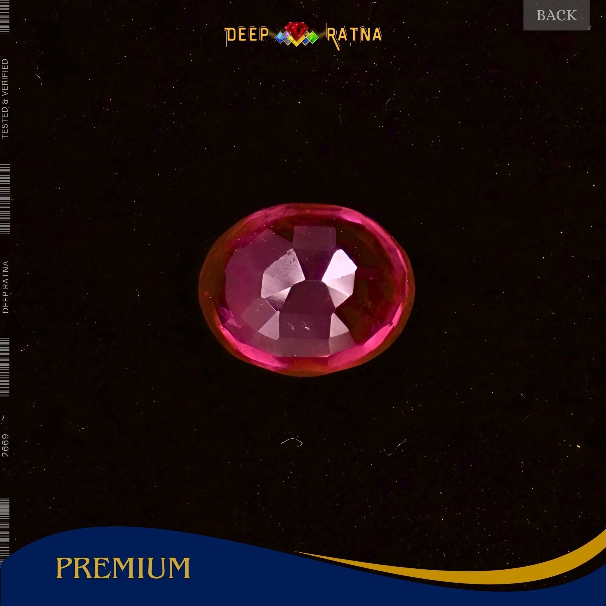 Ruby 3.54 Carat (Mozambique) - Deep Ratna